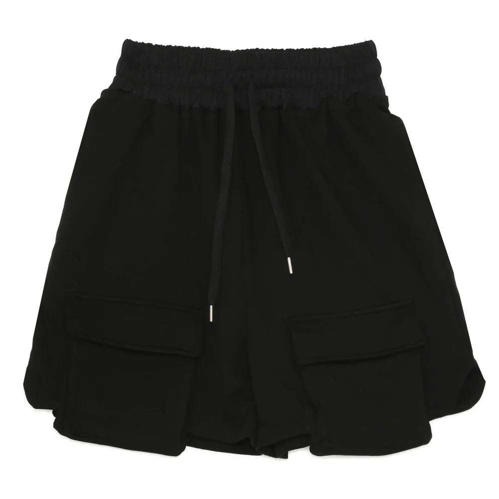 Short coton poche cargo noir