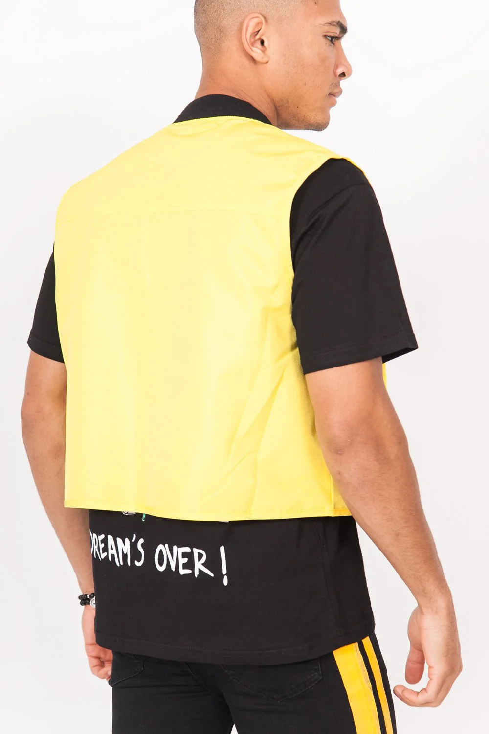 Gilet multipoches court jaune - Image 5