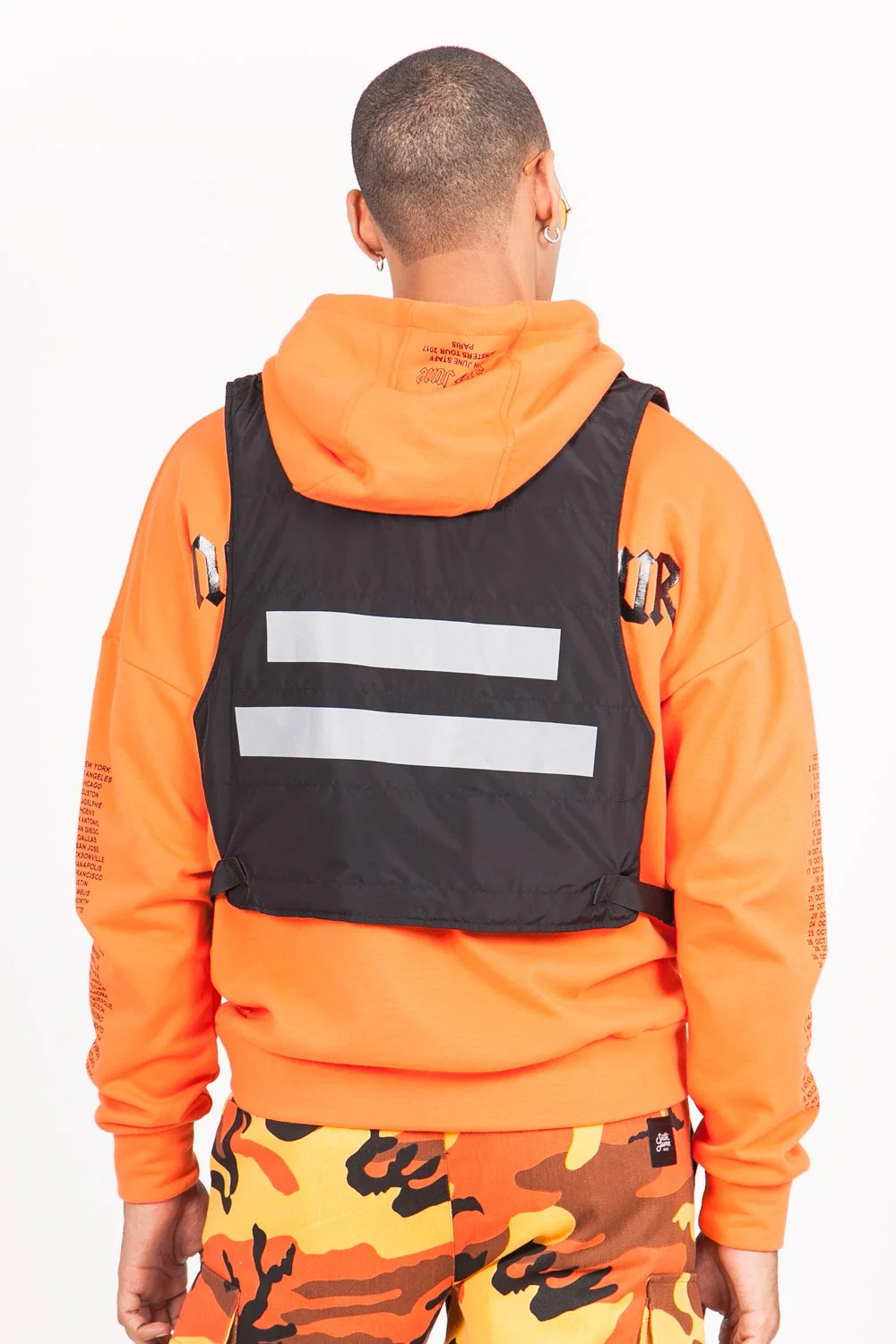 Gilet tactique léger court noir - Image 5