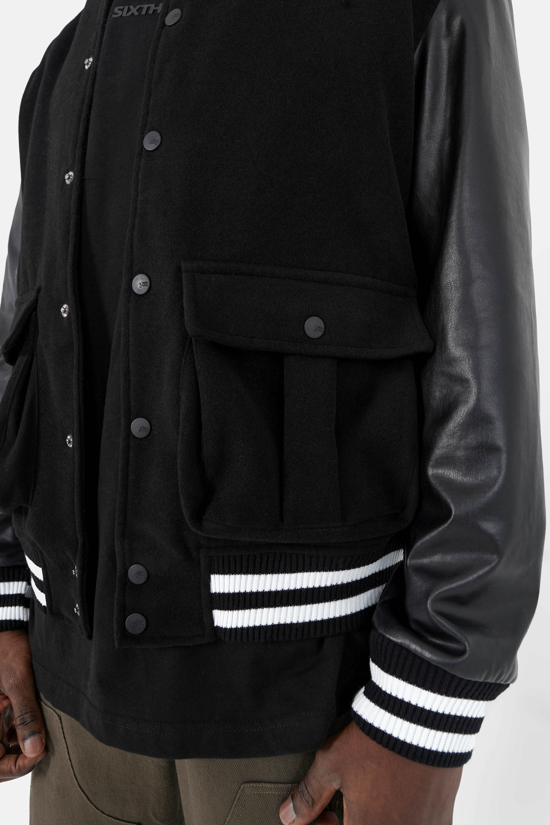 CULTURE printed teddy jacket - Image 3