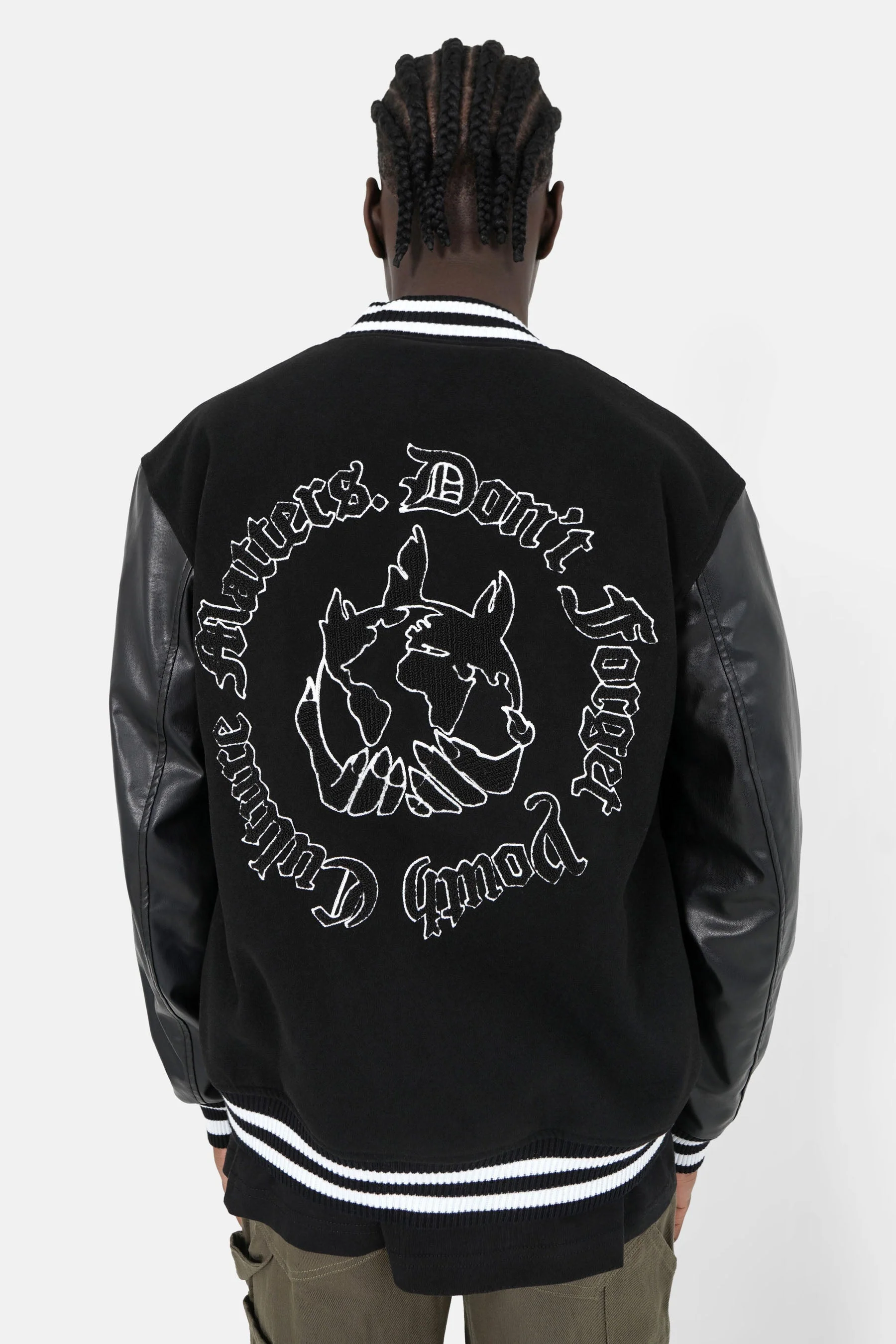 CULTURE printed teddy jacket - Image 5