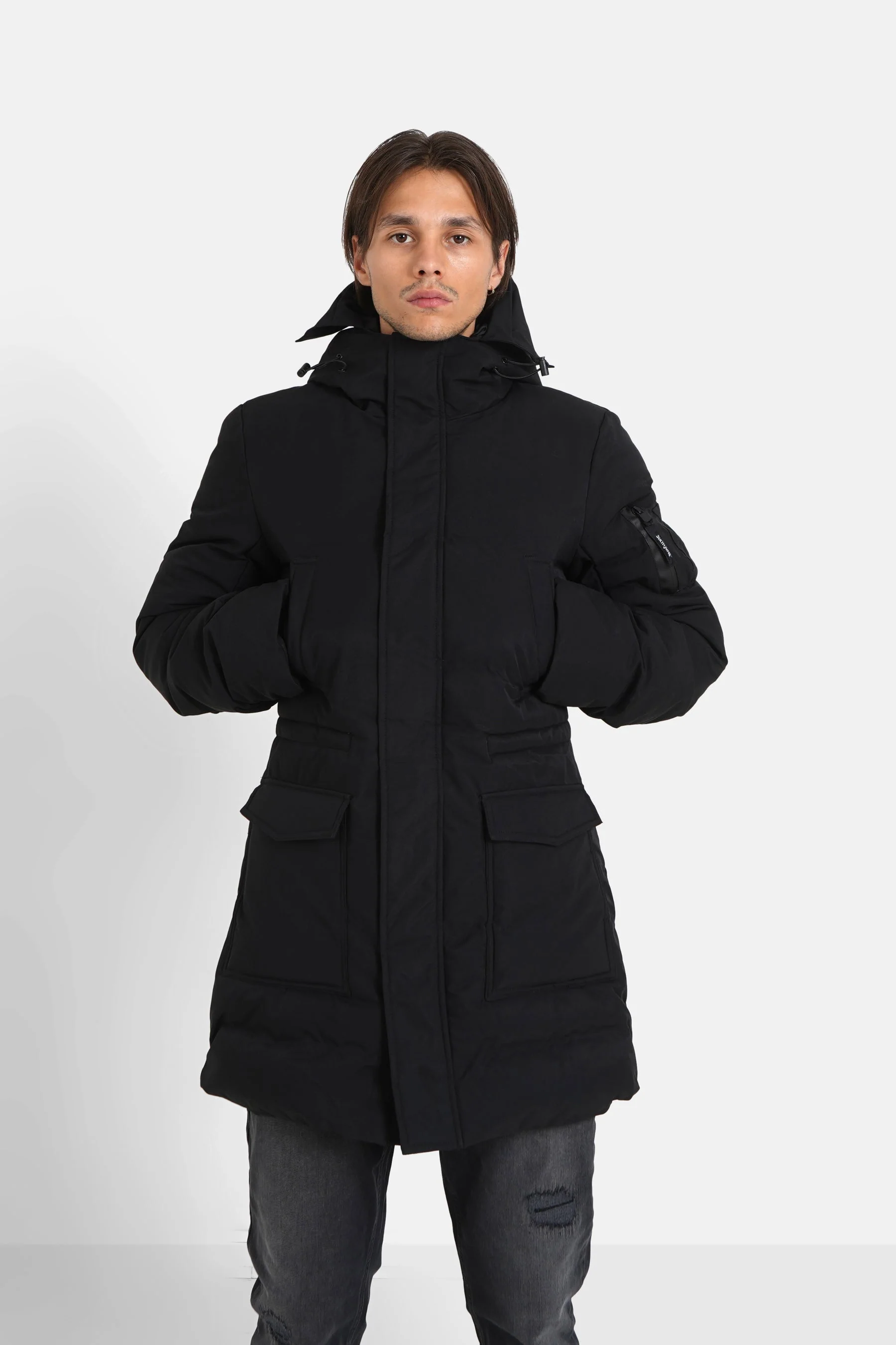 Parka étanche poches Noir