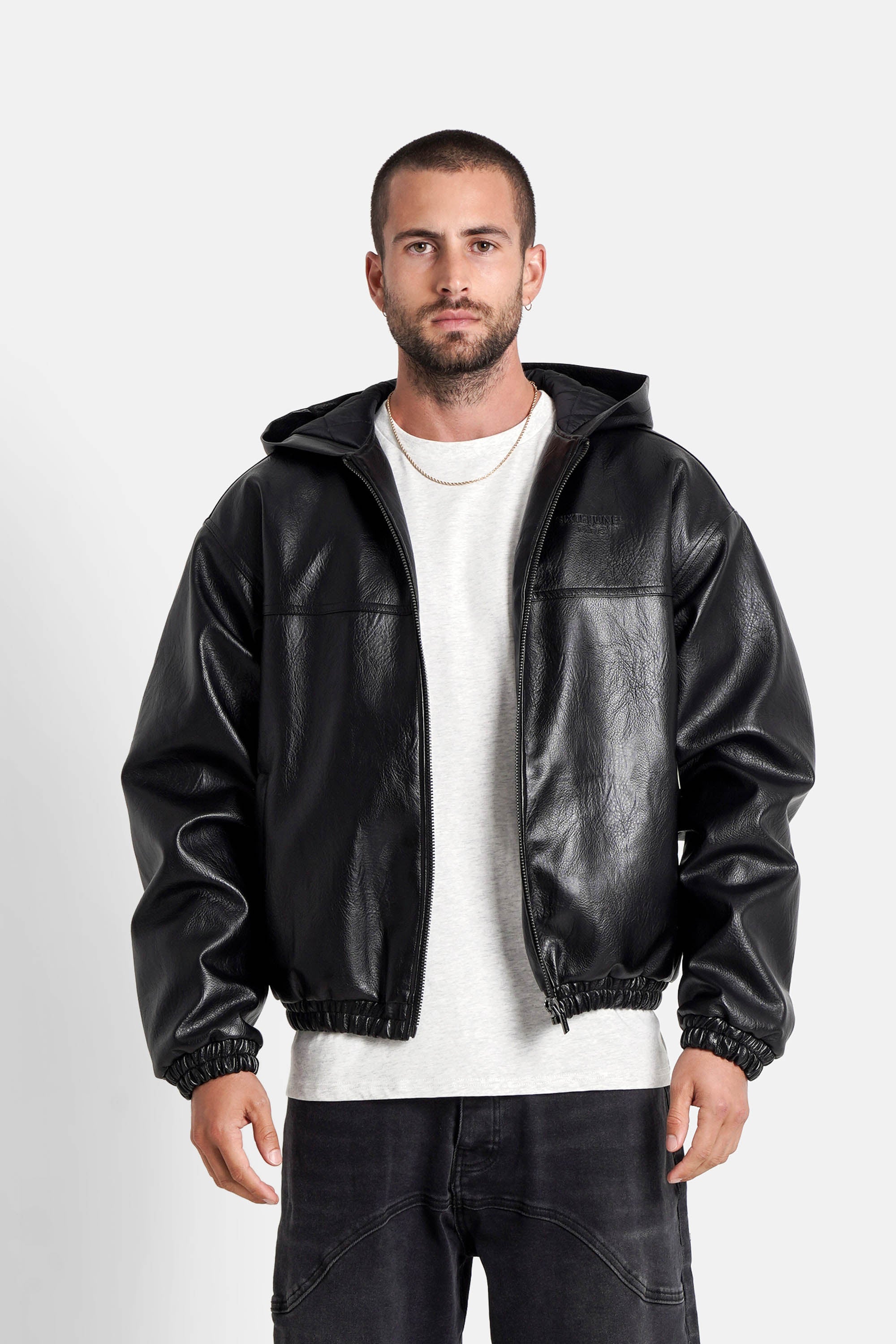 VEGAN hooded jacket