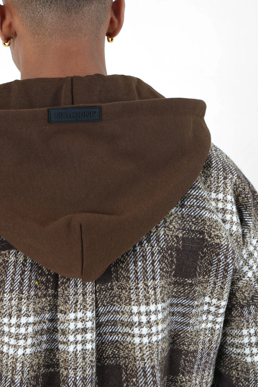Surchemise tartan Marron - Image 3