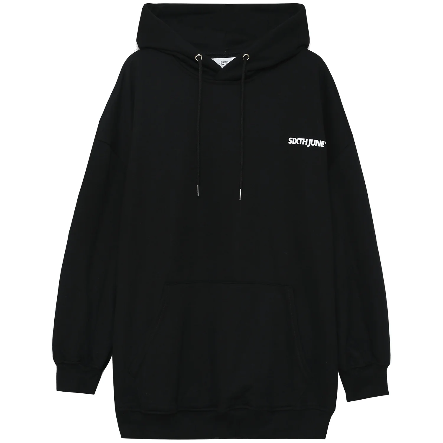 Sweat à capuche oversize noir