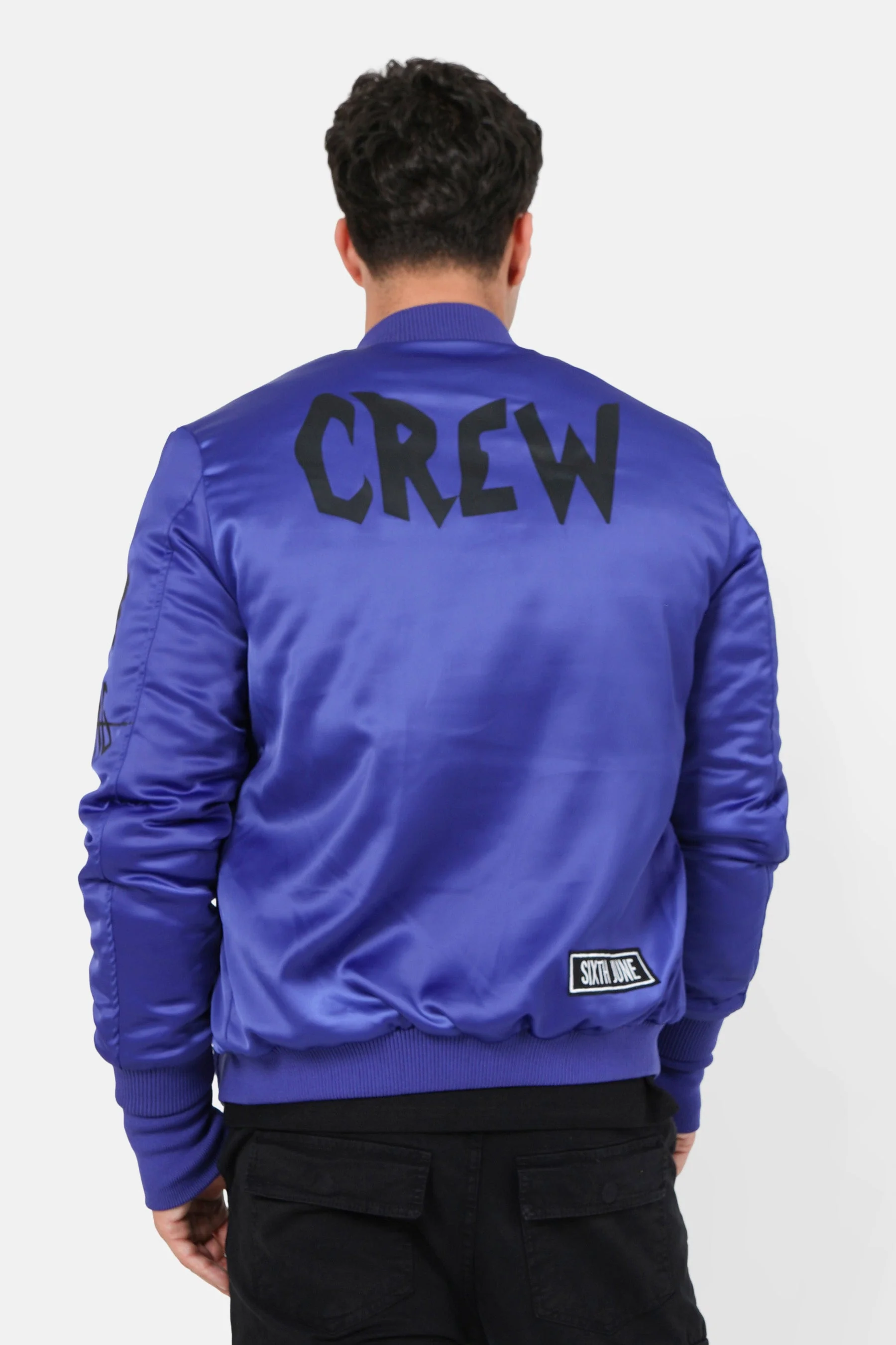 Veste imprimé Crew Bleu foncé - Image 5