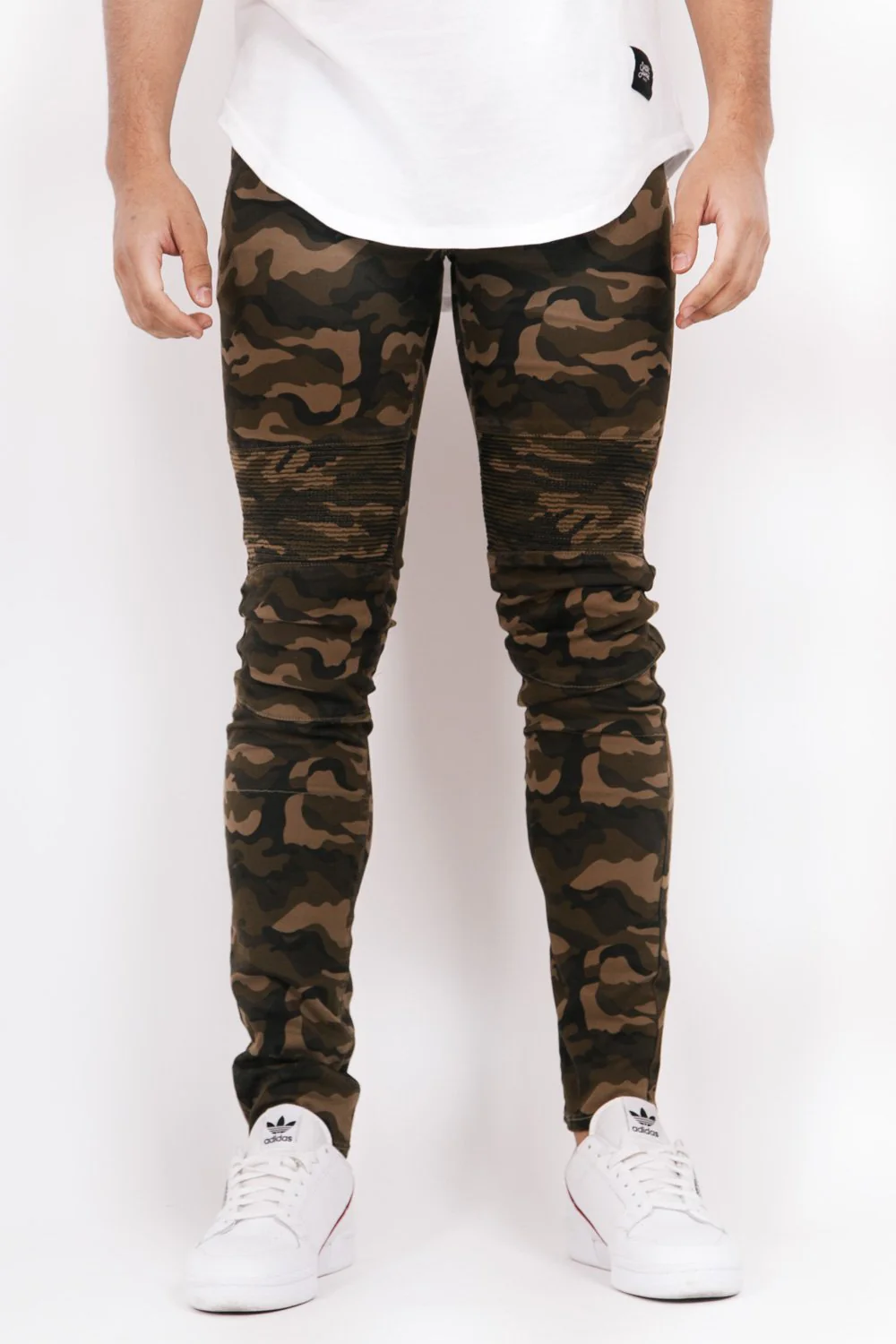 Jean biker camouflage M2238HDE