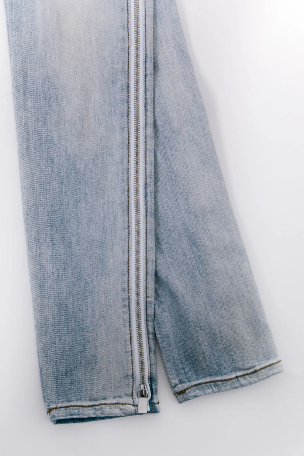 Jean destroy zips bleu - Image 6