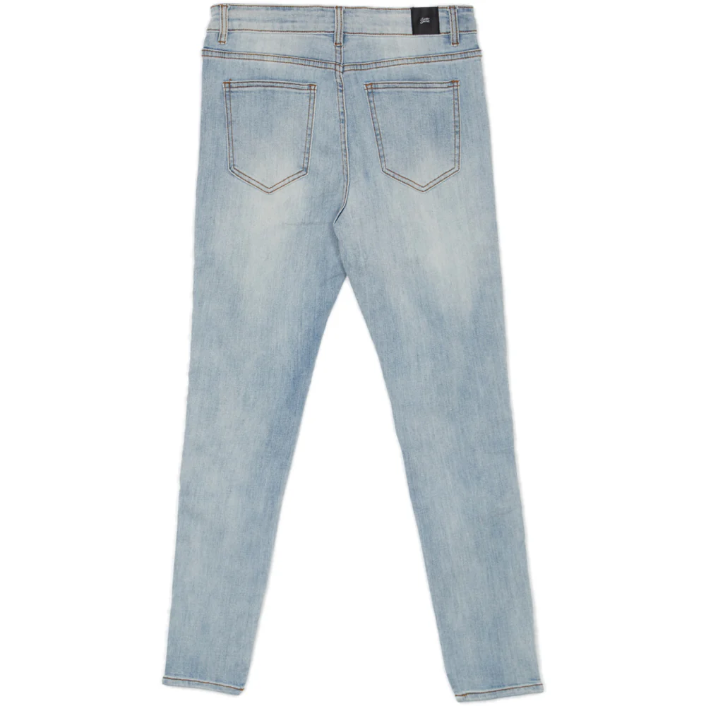 Jean destroy zips bleu - Image 7