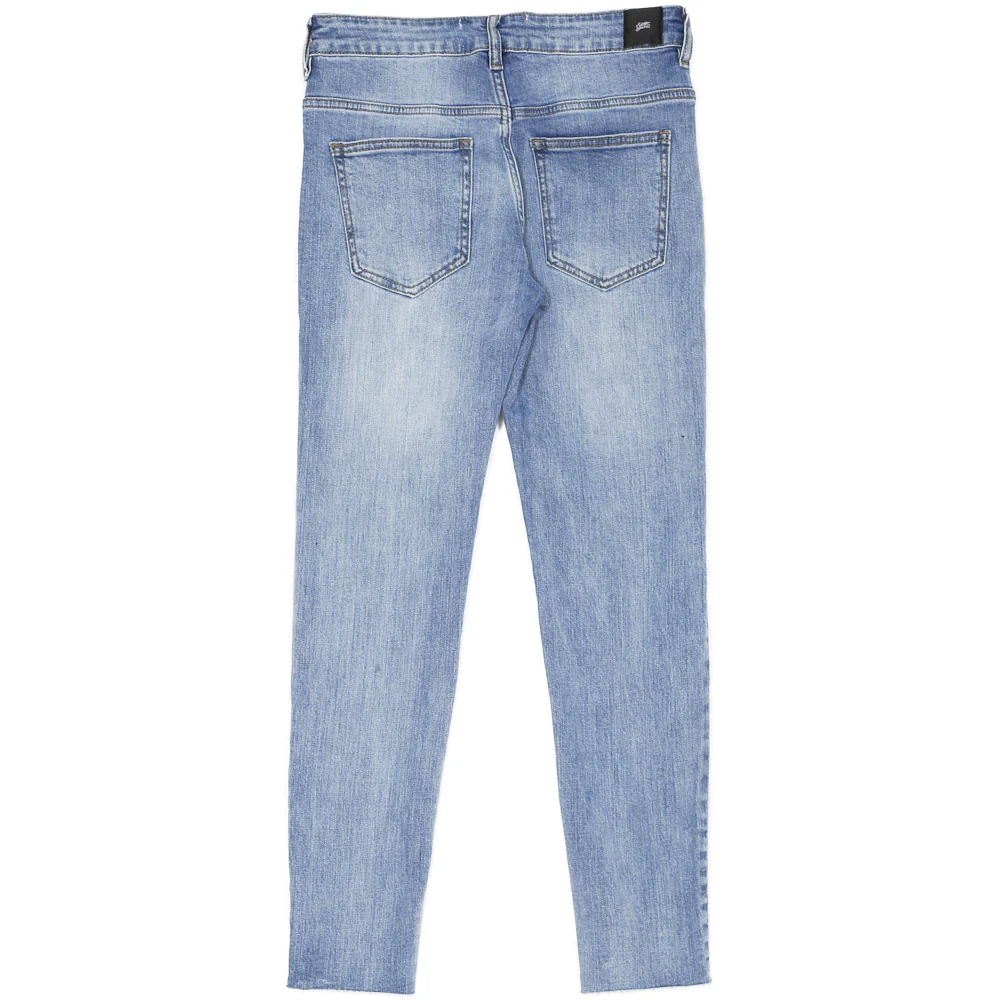 Jean ourlet brut 7/8 bleu - Image 5