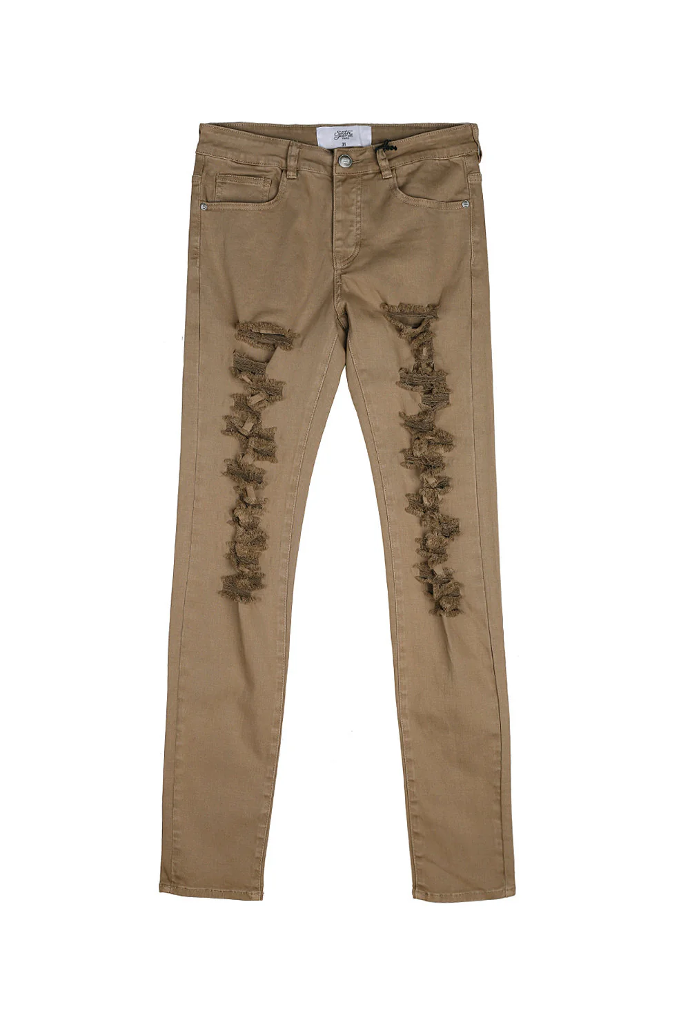 Jean destroy beige M1907HDE