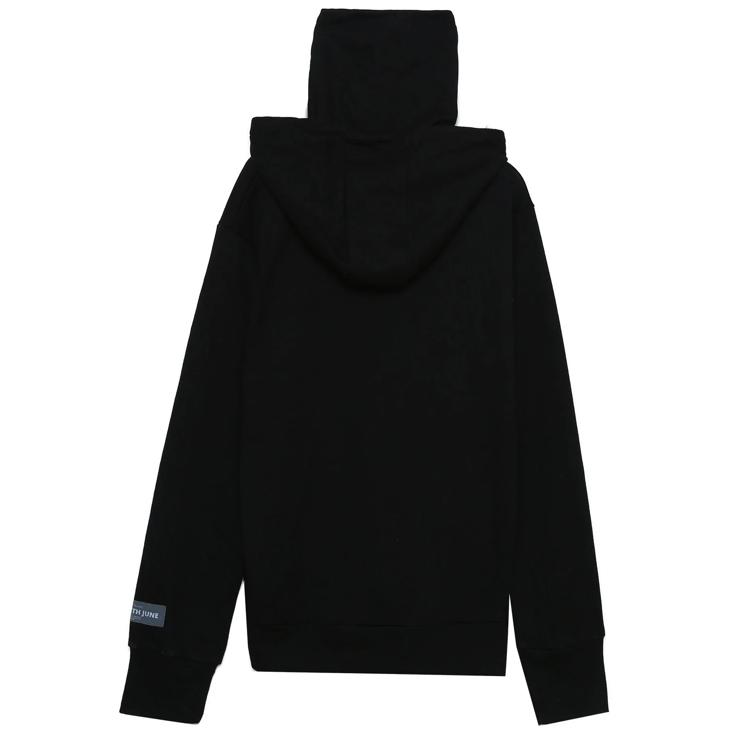Sweat capuche cache cou intégré Noir - Image 7