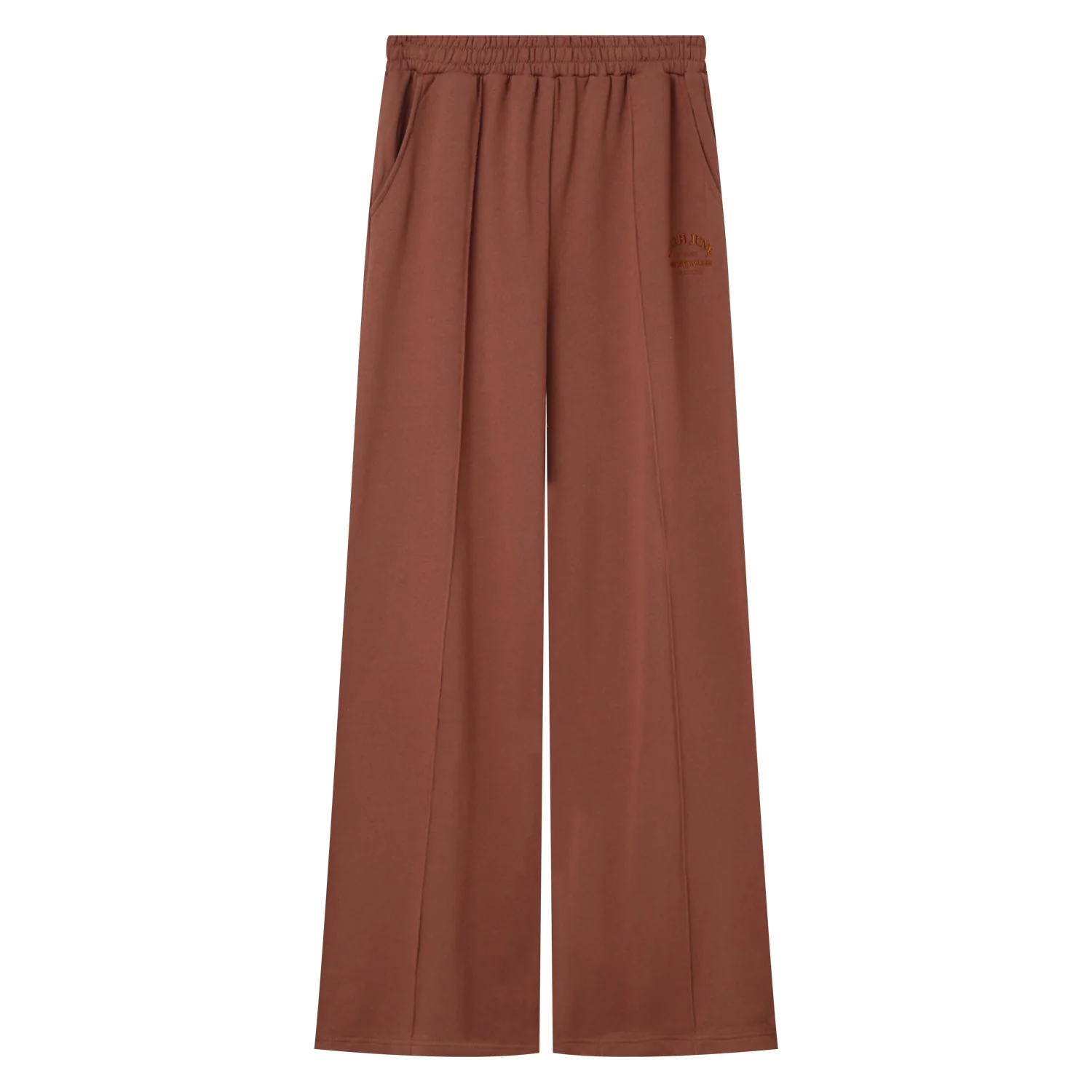 Jogging logo jambes larges Marron - Image 6