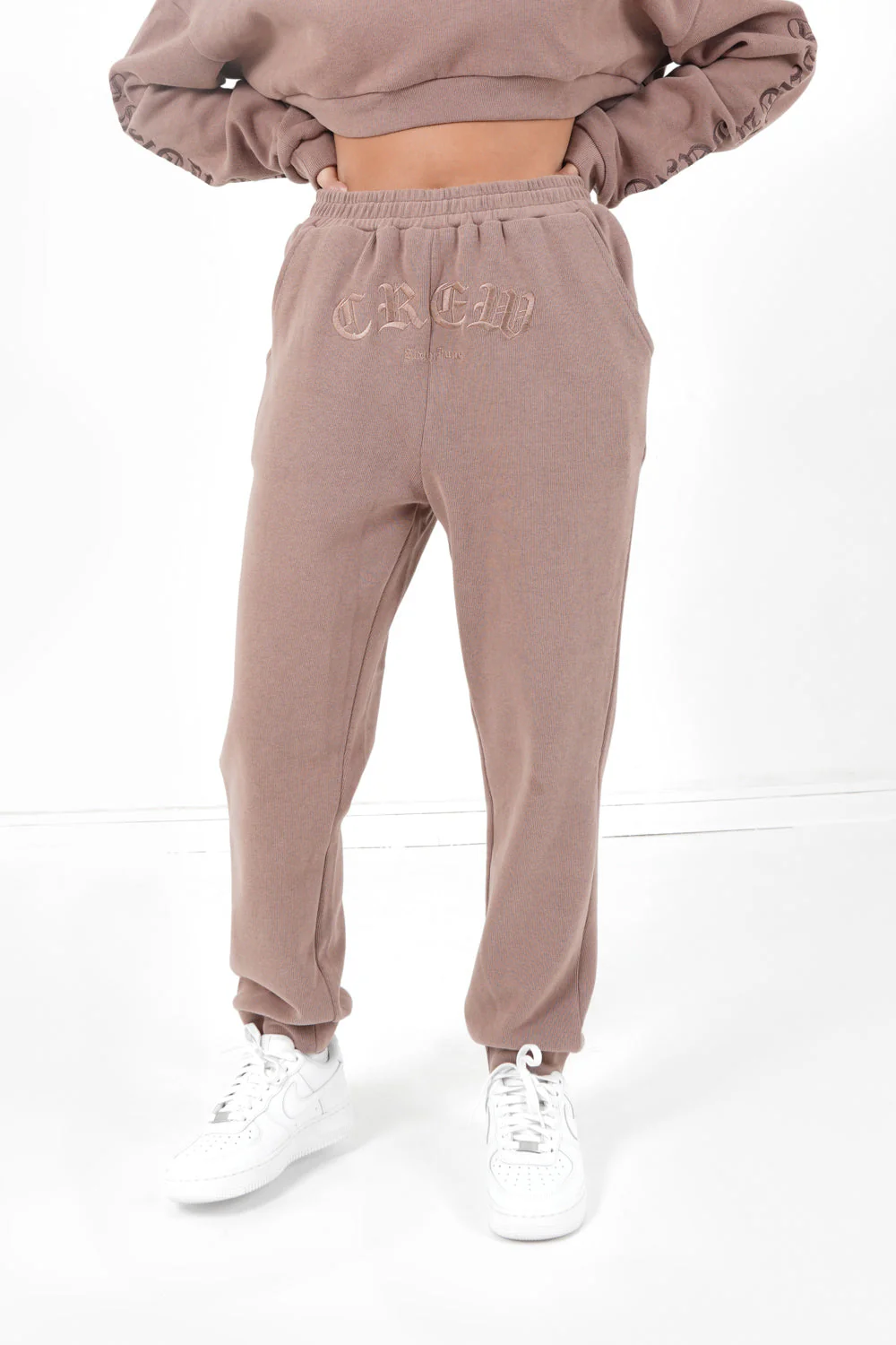 Jogging CREW gothique Beige foncé