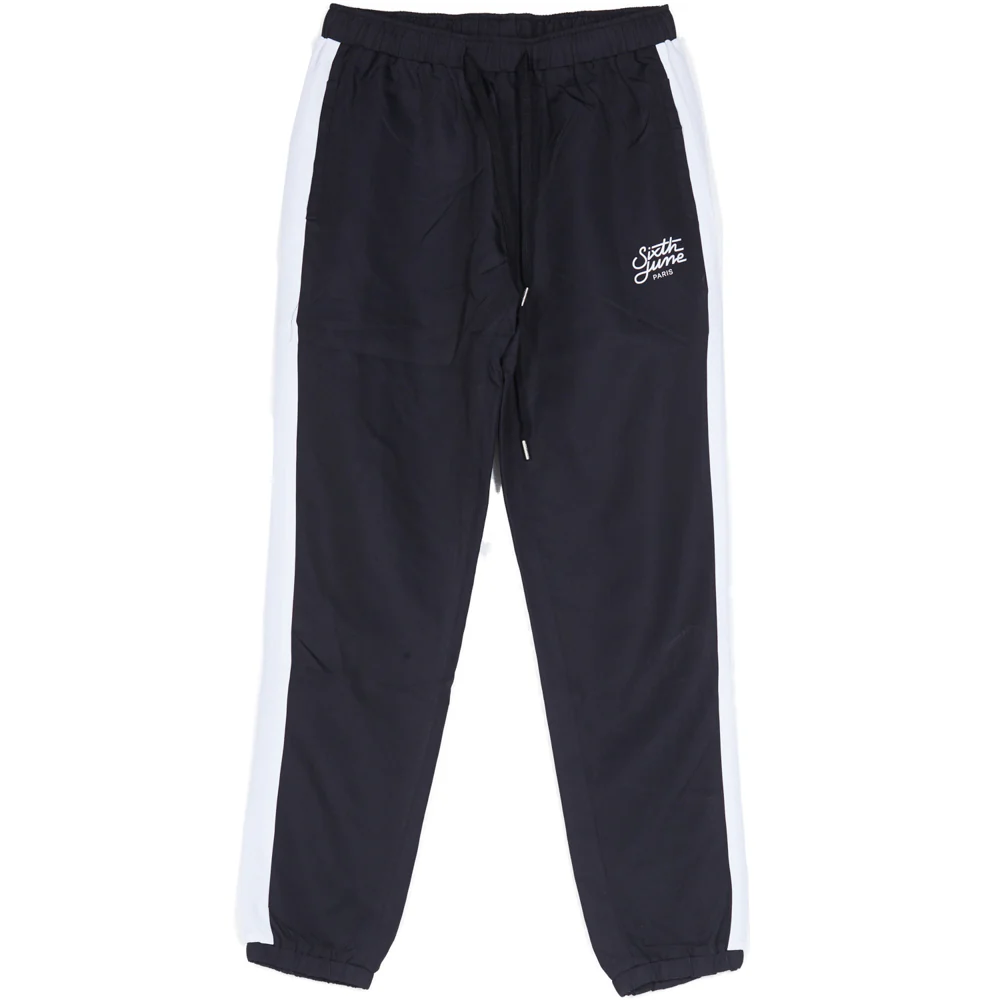 Jogging bandes logo noir blanc