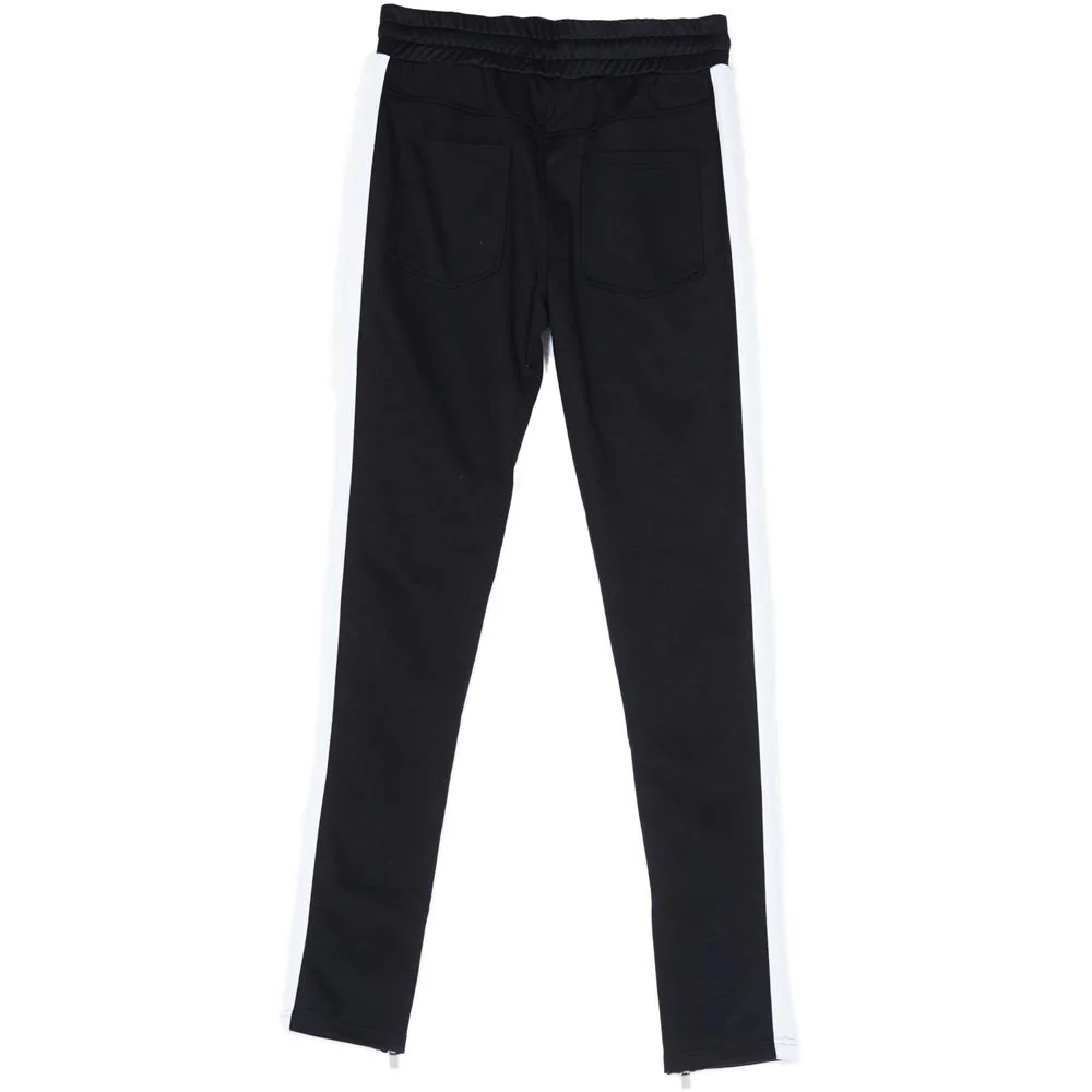Jogging bandes zips noir blanc - Image 5