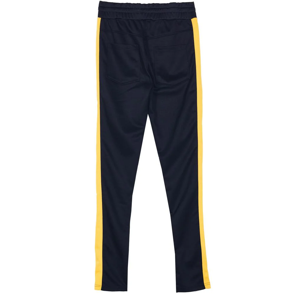 Jogging bandes zips noir jaune - Image 5