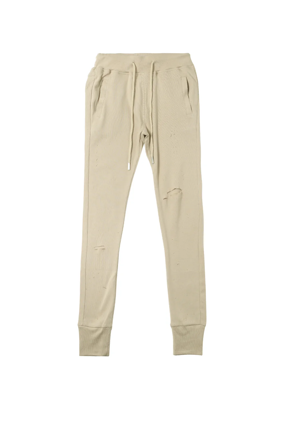 Jogging biker Femme destroy beige W2336CPA