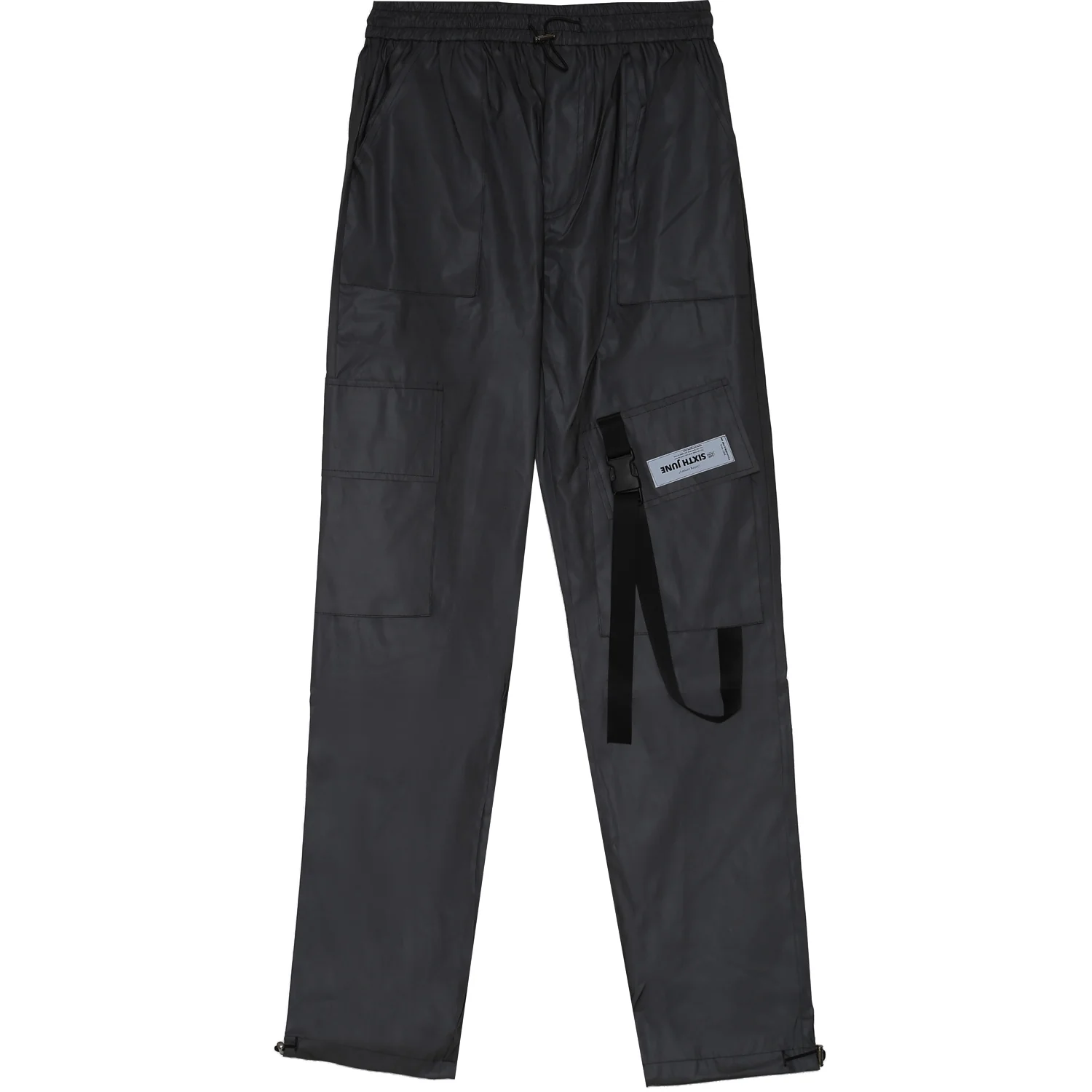 Jogging réfléchissant poche boucle noir