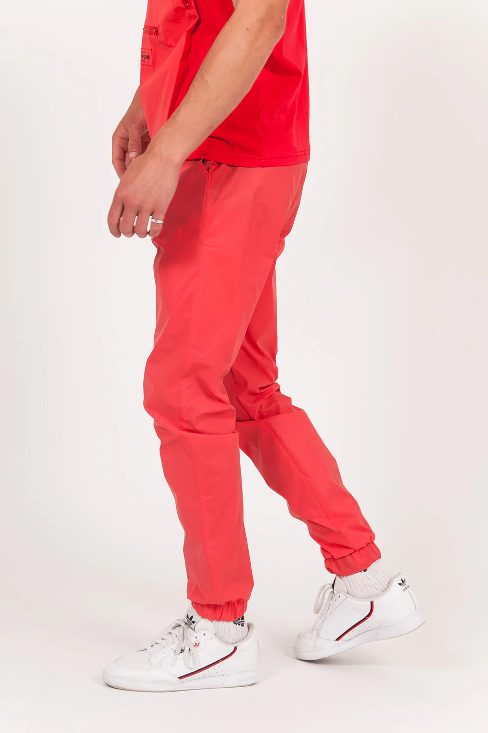 Jogging réfléchissant rouge - Image 5