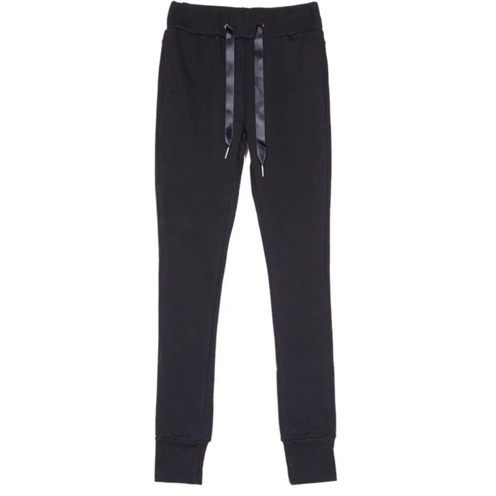 Jogging ruban satin Sixth June noir