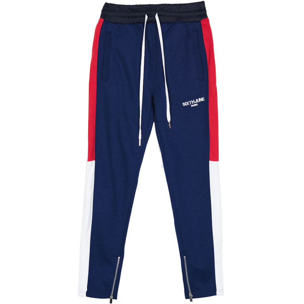 Jogging tricolore bleu blanc rouge