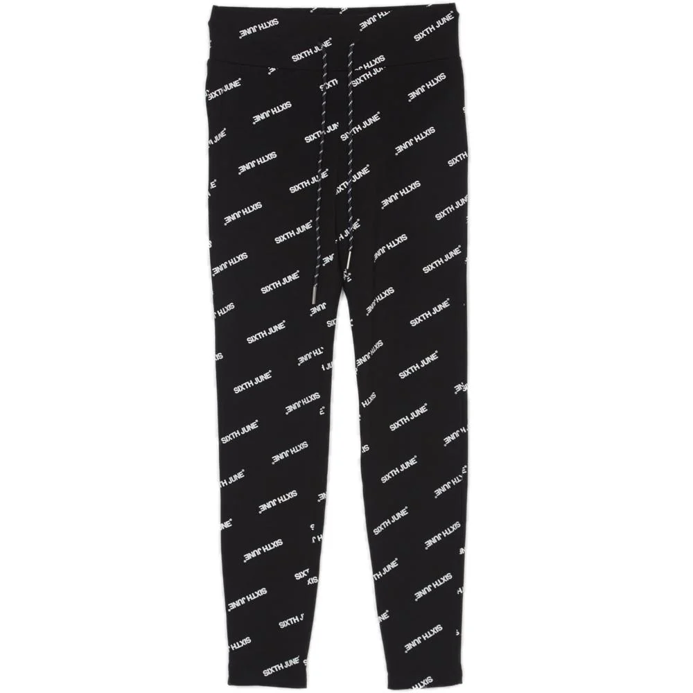 Legging imprimés all-over noir - Image 6