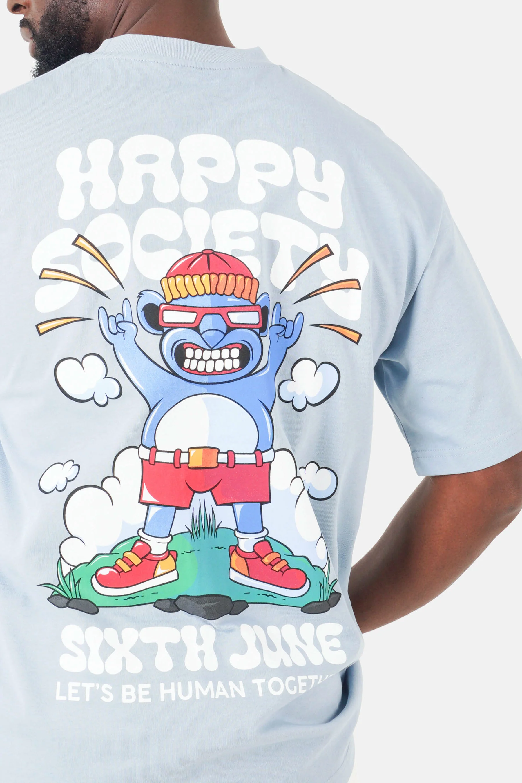 SOCIETY printed s/s t-shirt - Image 4