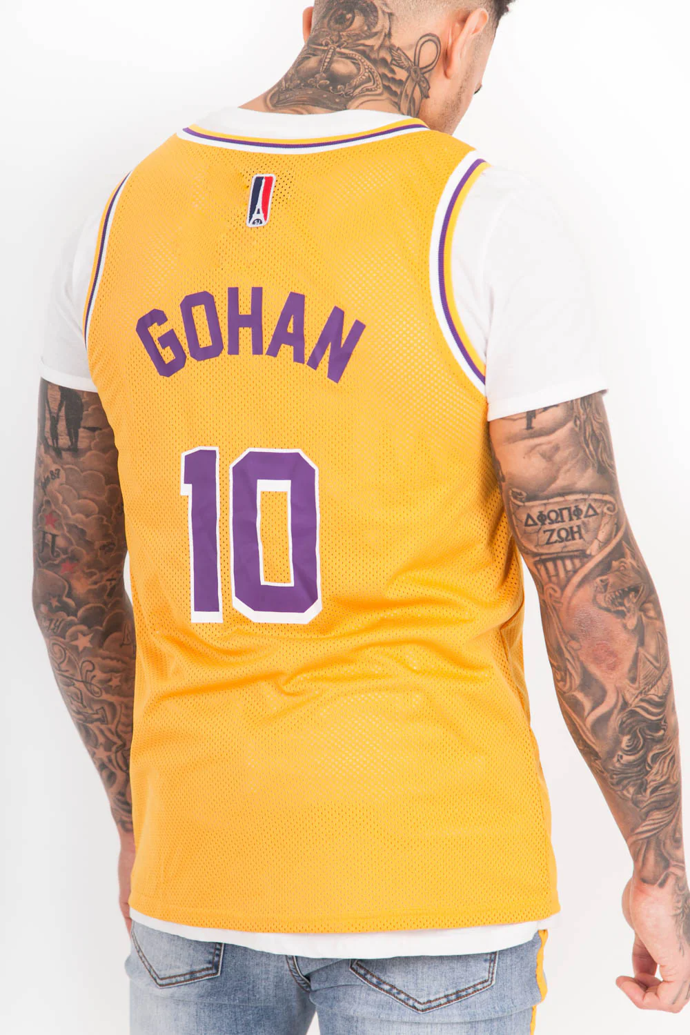 Maillot basket Gohan 10 jaune - Image 3