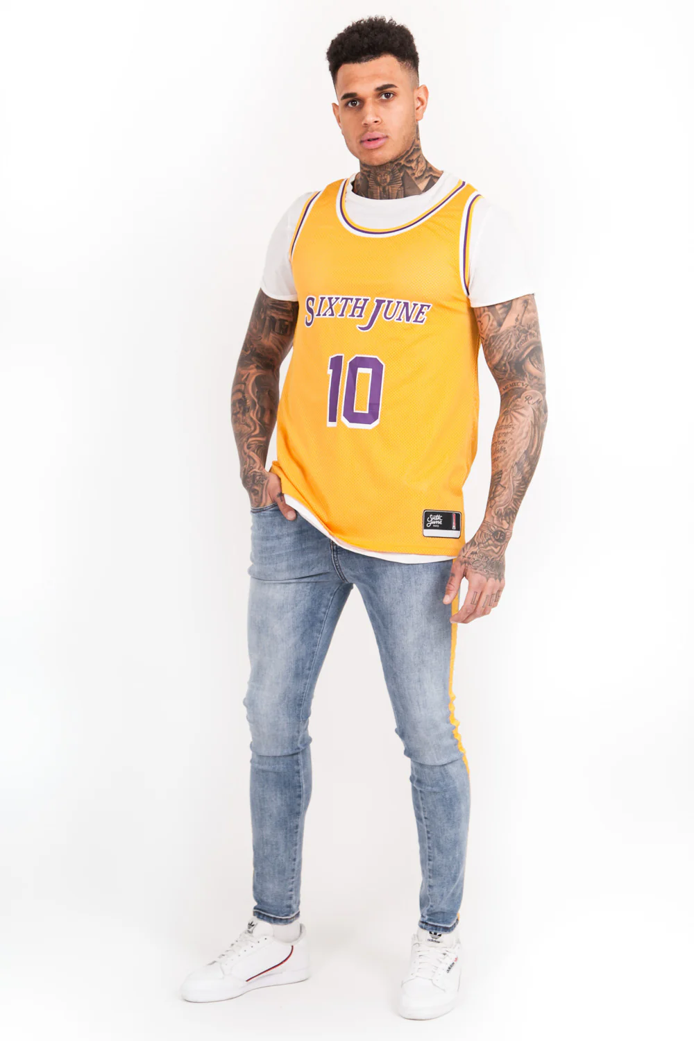 Maillot basket Gohan 10 jaune - Image 4