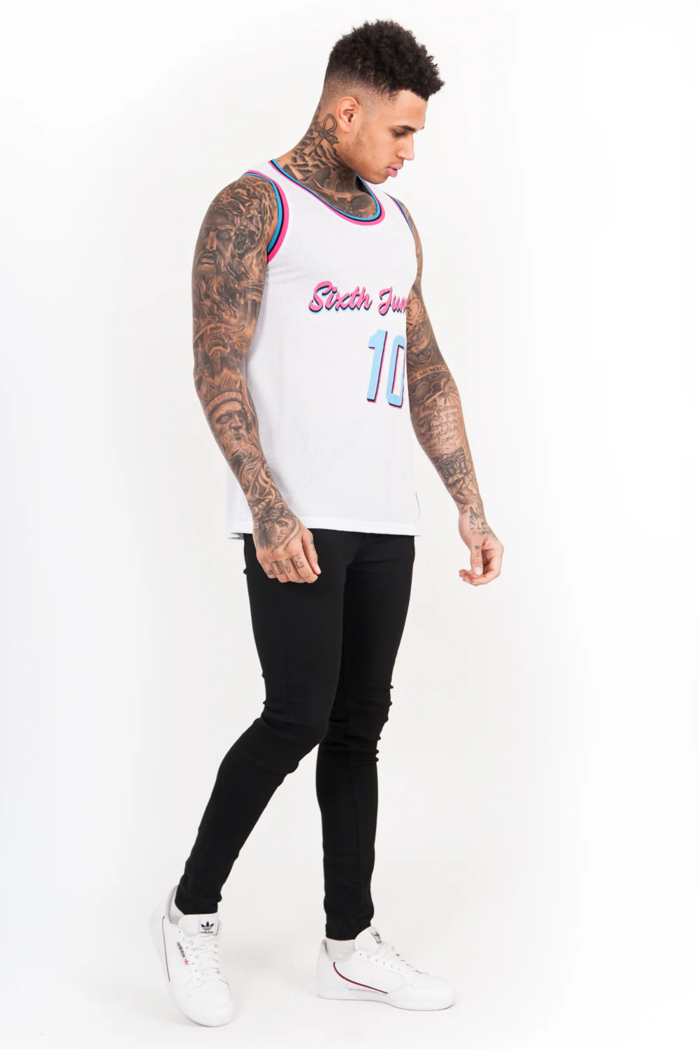 Maillot basket Pablo 10 blanc - Image 5