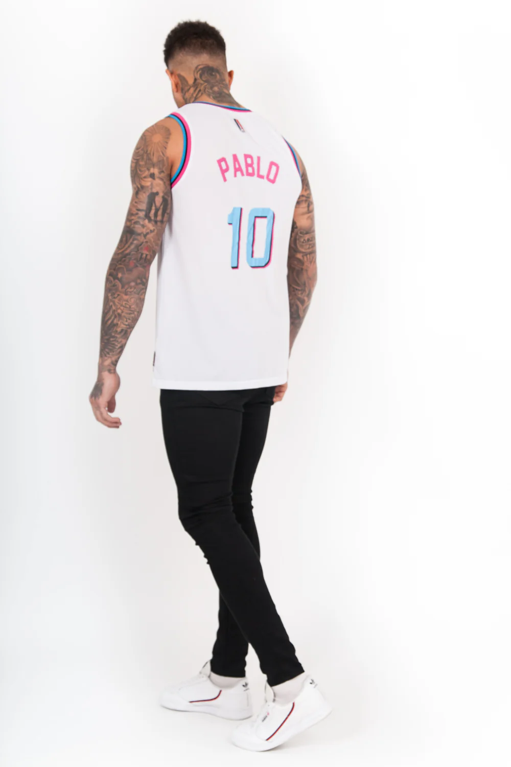 Maillot basket Pablo 10 blanc - Image 6