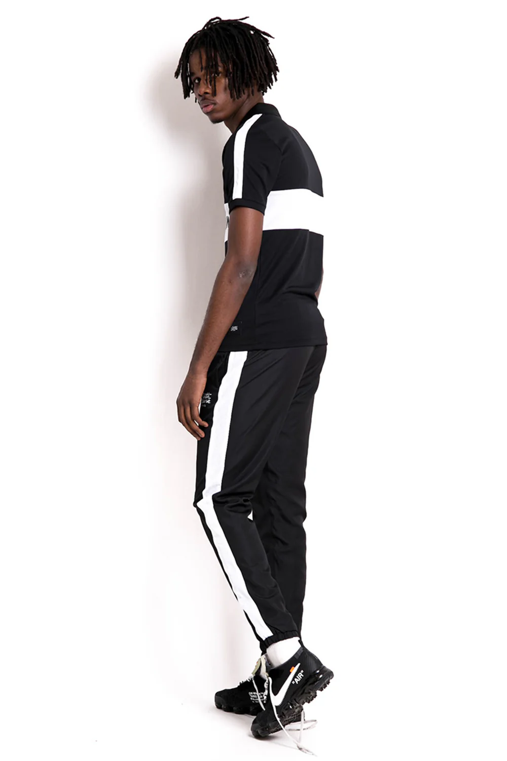 Maillot col football league noir - Image 4
