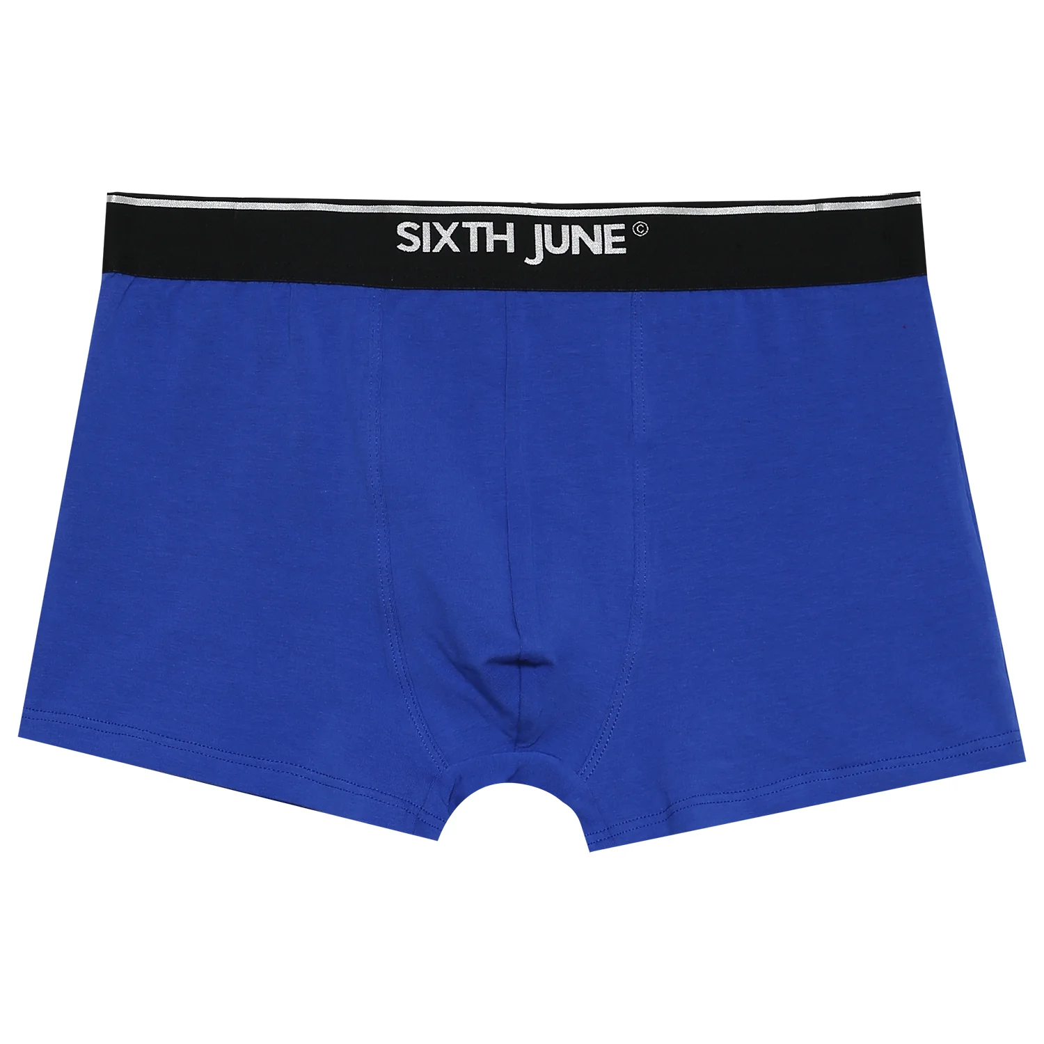 Boxer uni bande Bleu foncé