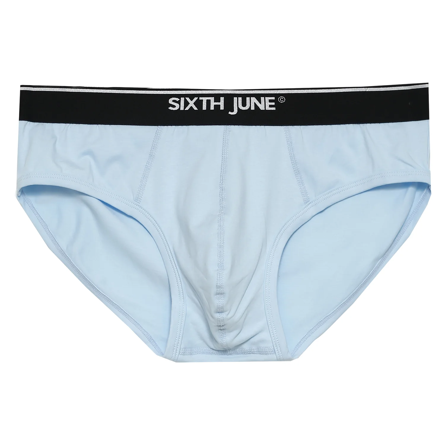 Slip uni bande Bleu