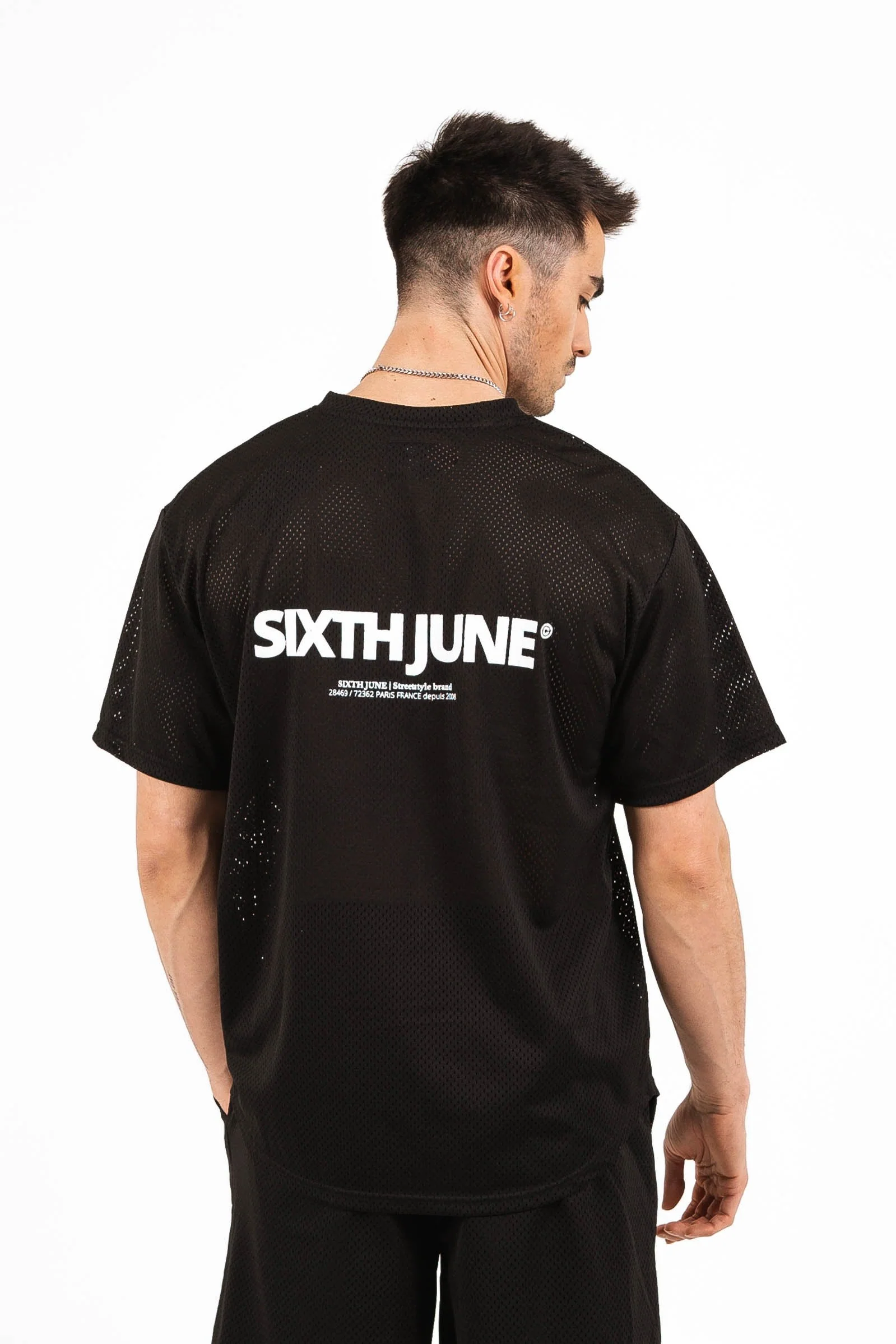 Maillot mesh logo Noir - Image 2