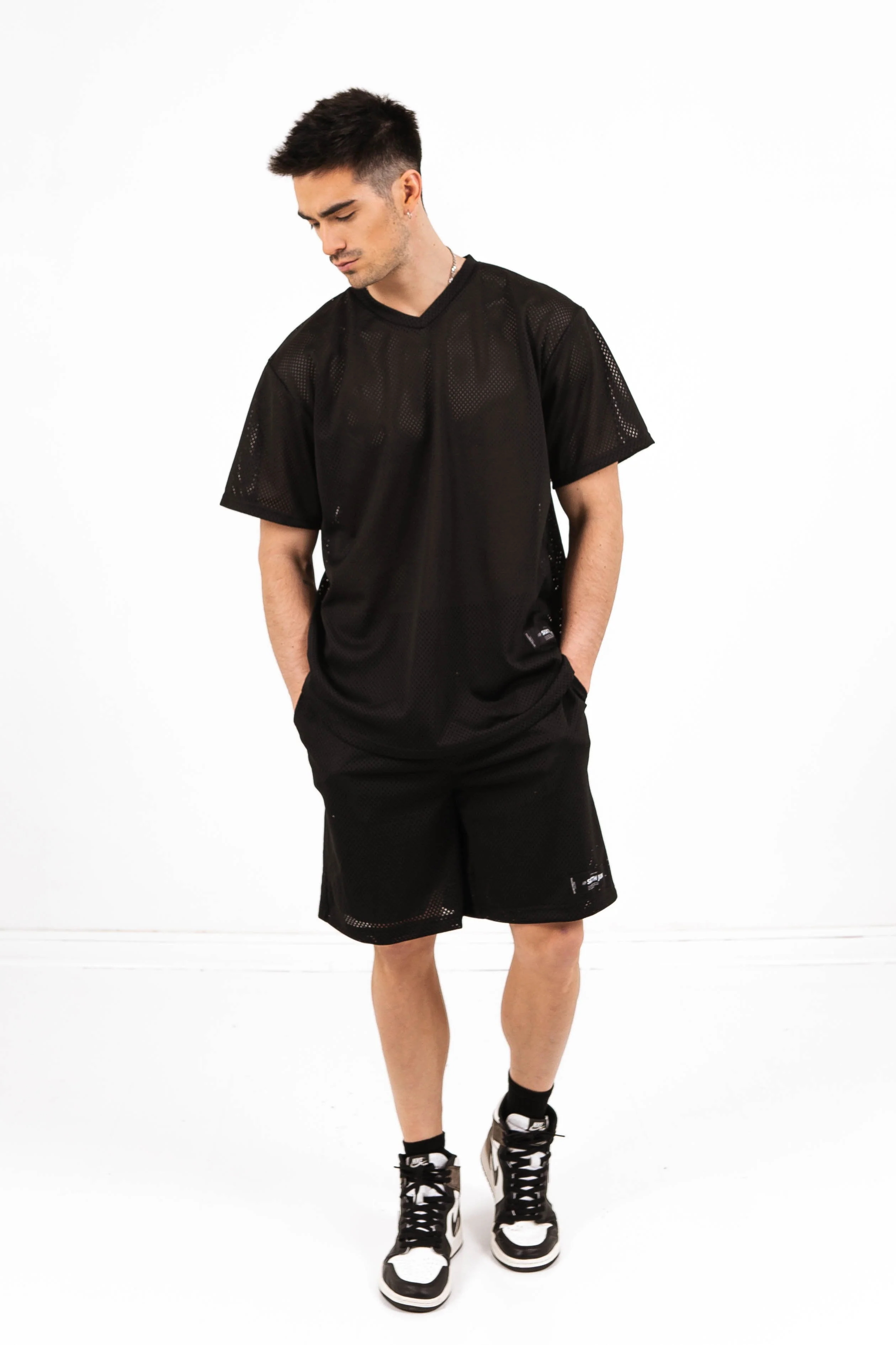 Maillot mesh logo Noir - Image 5