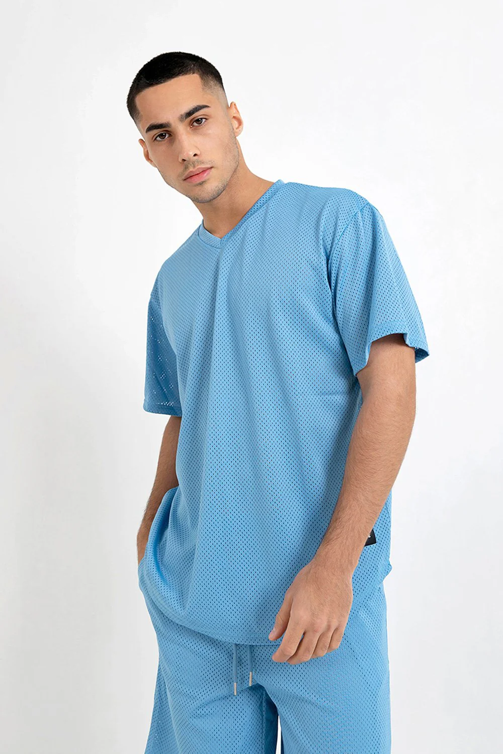 Maillot mesh logo bleu - Image 2