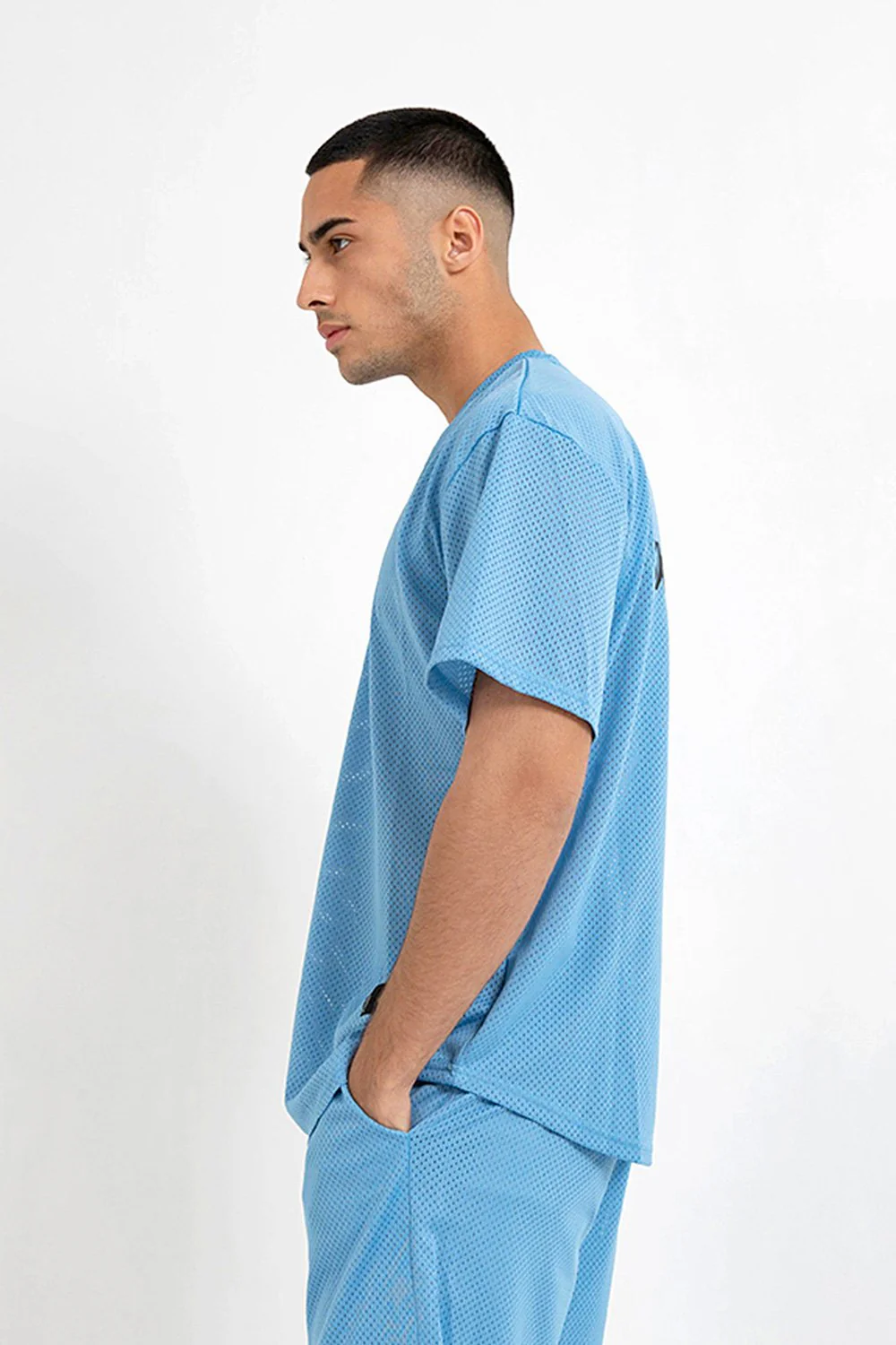 Maillot mesh logo bleu - Image 3