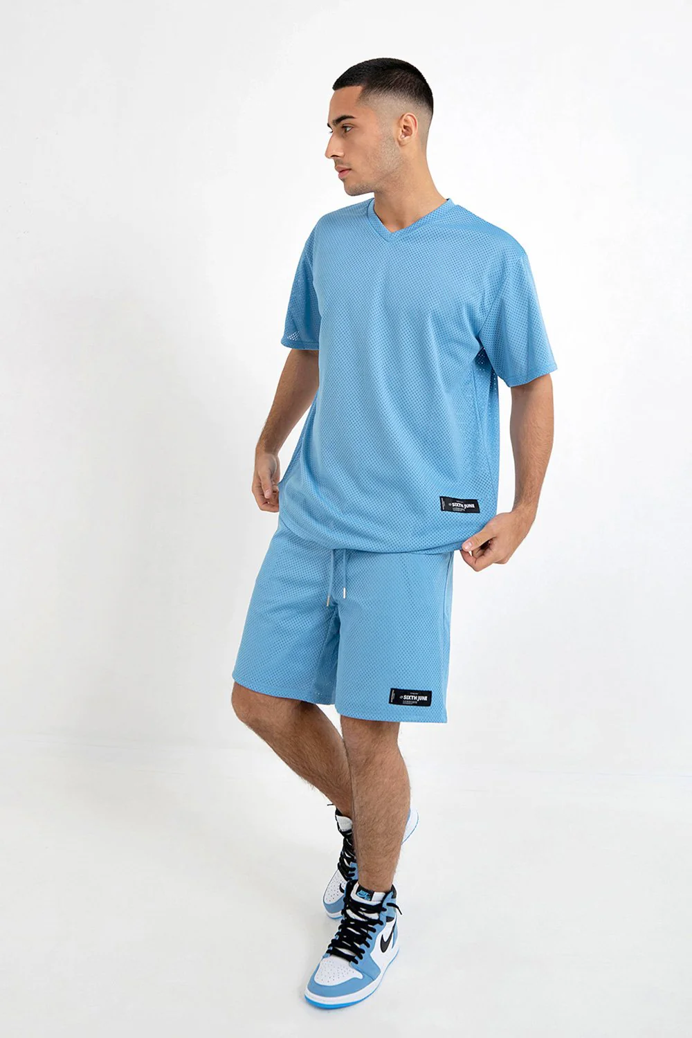 Maillot mesh logo bleu - Image 5