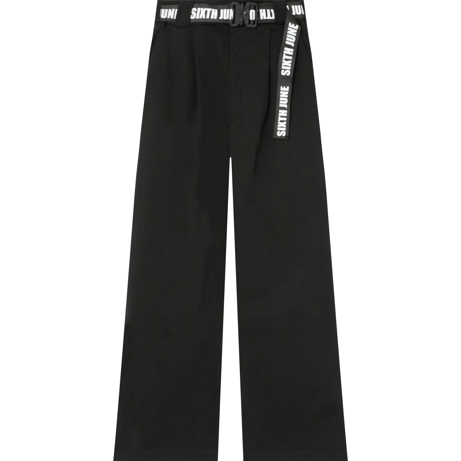 Pantalon sergé large Noir - Image 6