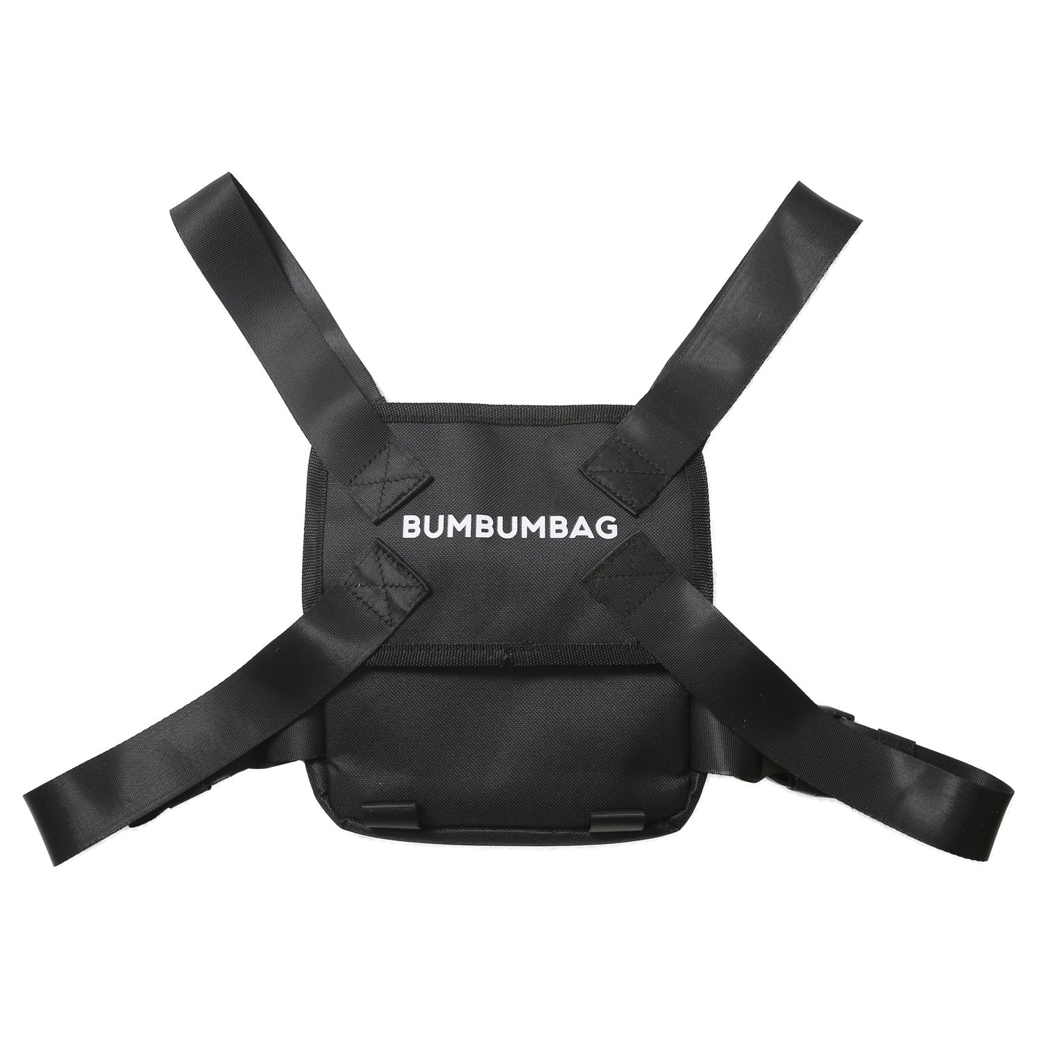 Mini sac poitrine logo noir - Image 8