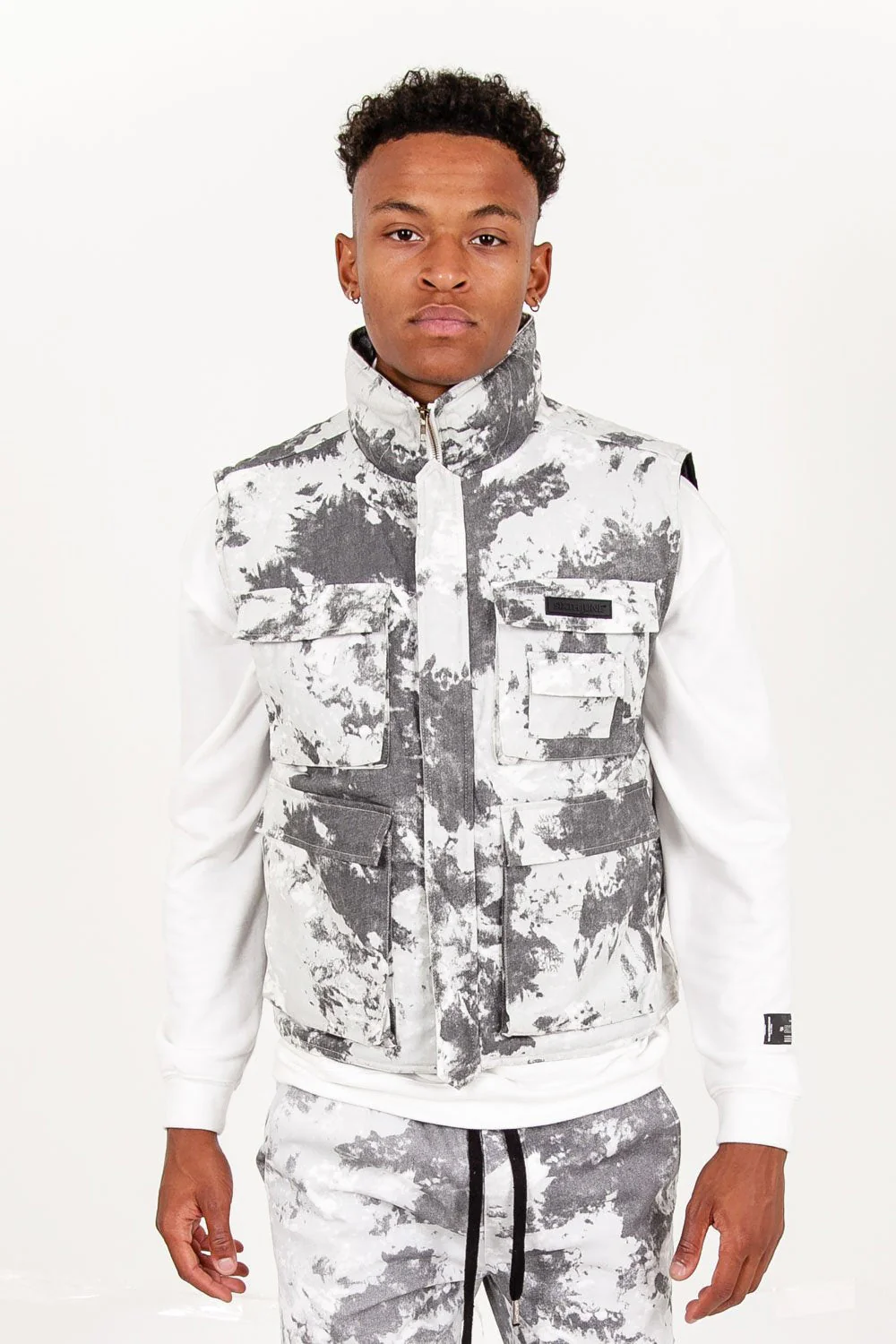 Veste sans manches tactique montagne blanc