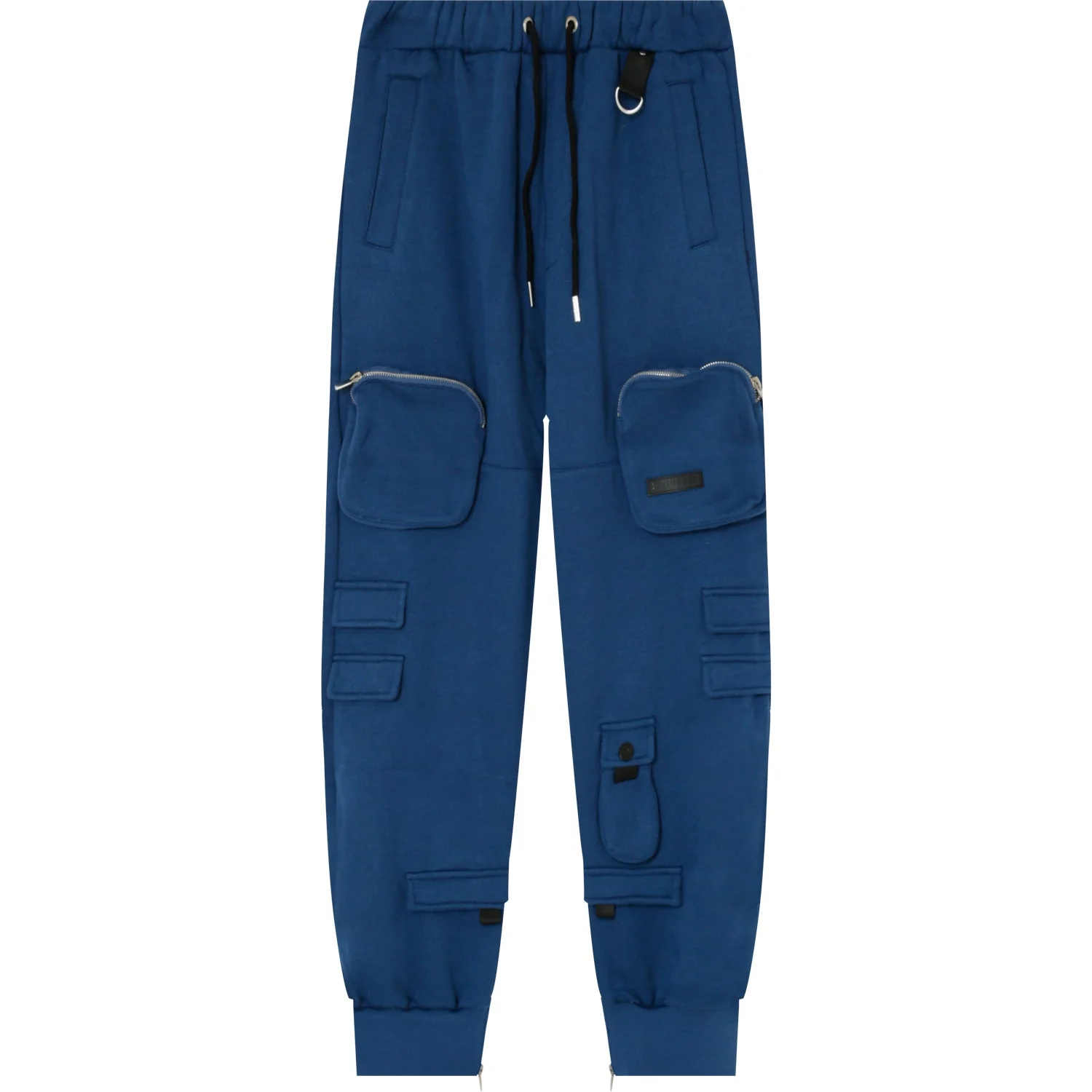 Jogging cargo poches zip Bleu foncé - Image 6