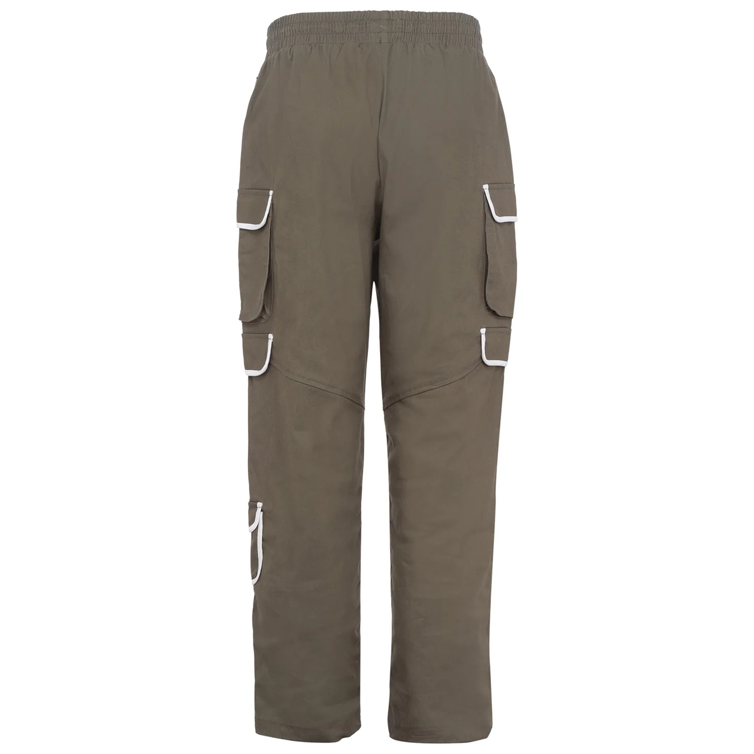 Pantalon cargo muti poches droit Vert - Image 7