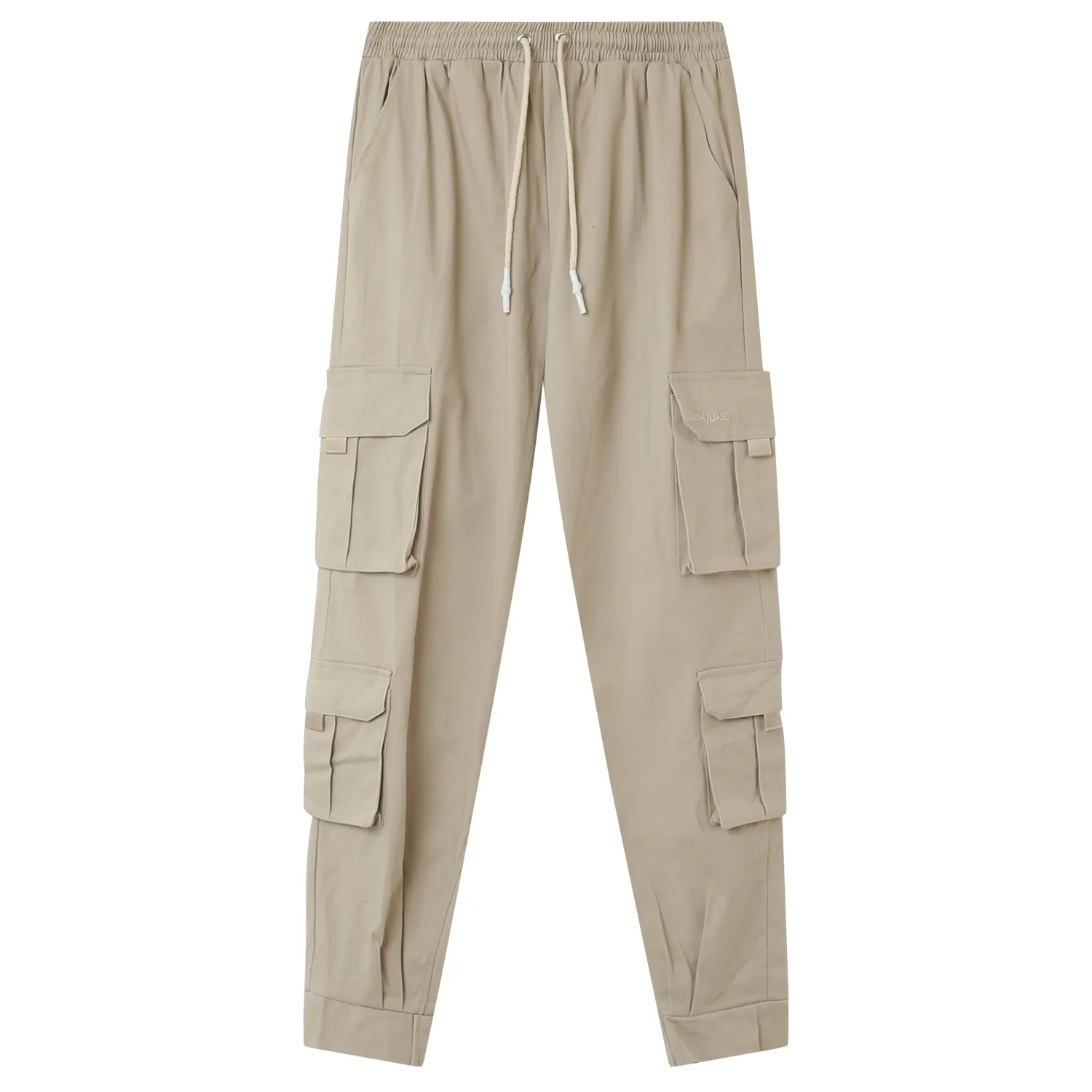 Pantalon cargo poches scratch Beige clair - Image 6