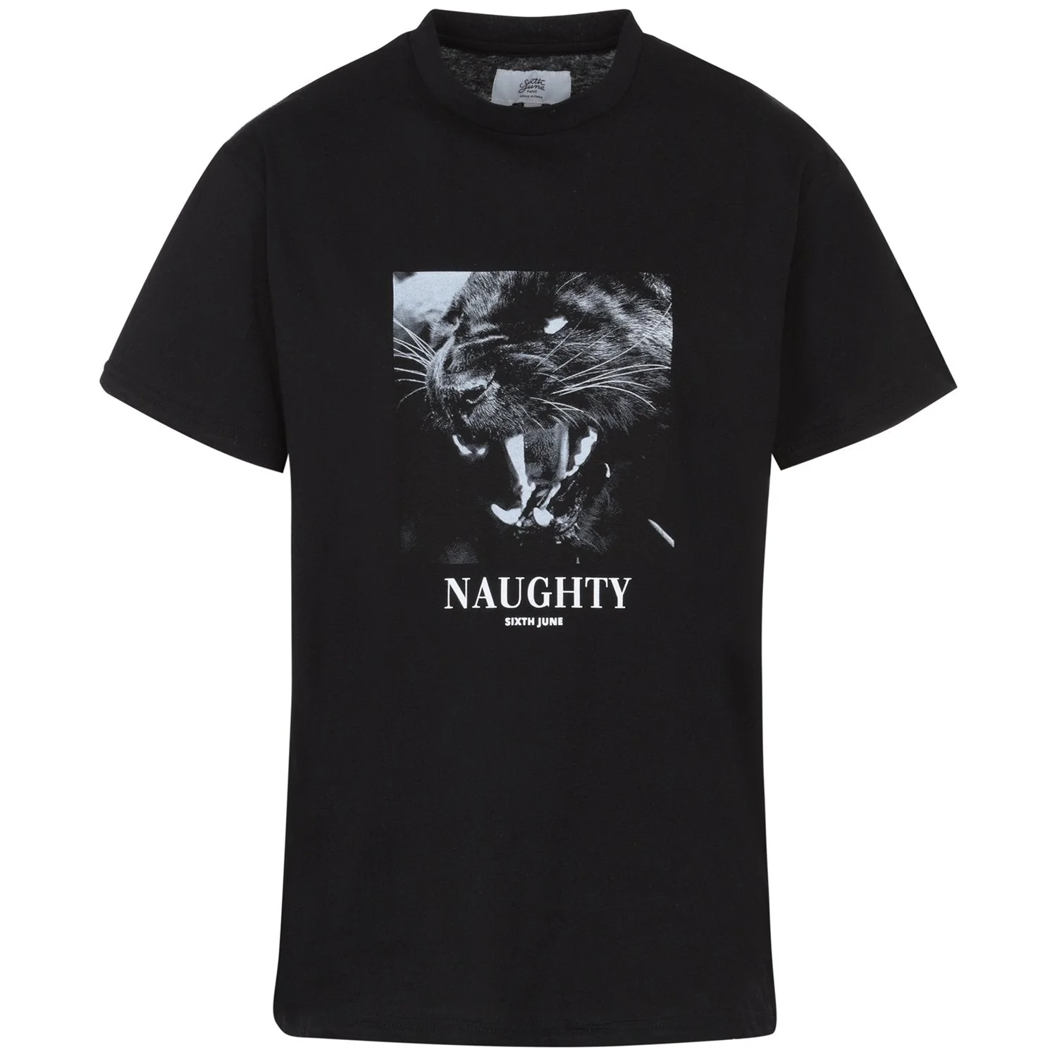 T-shirt imprimé Naughty panthère Noir