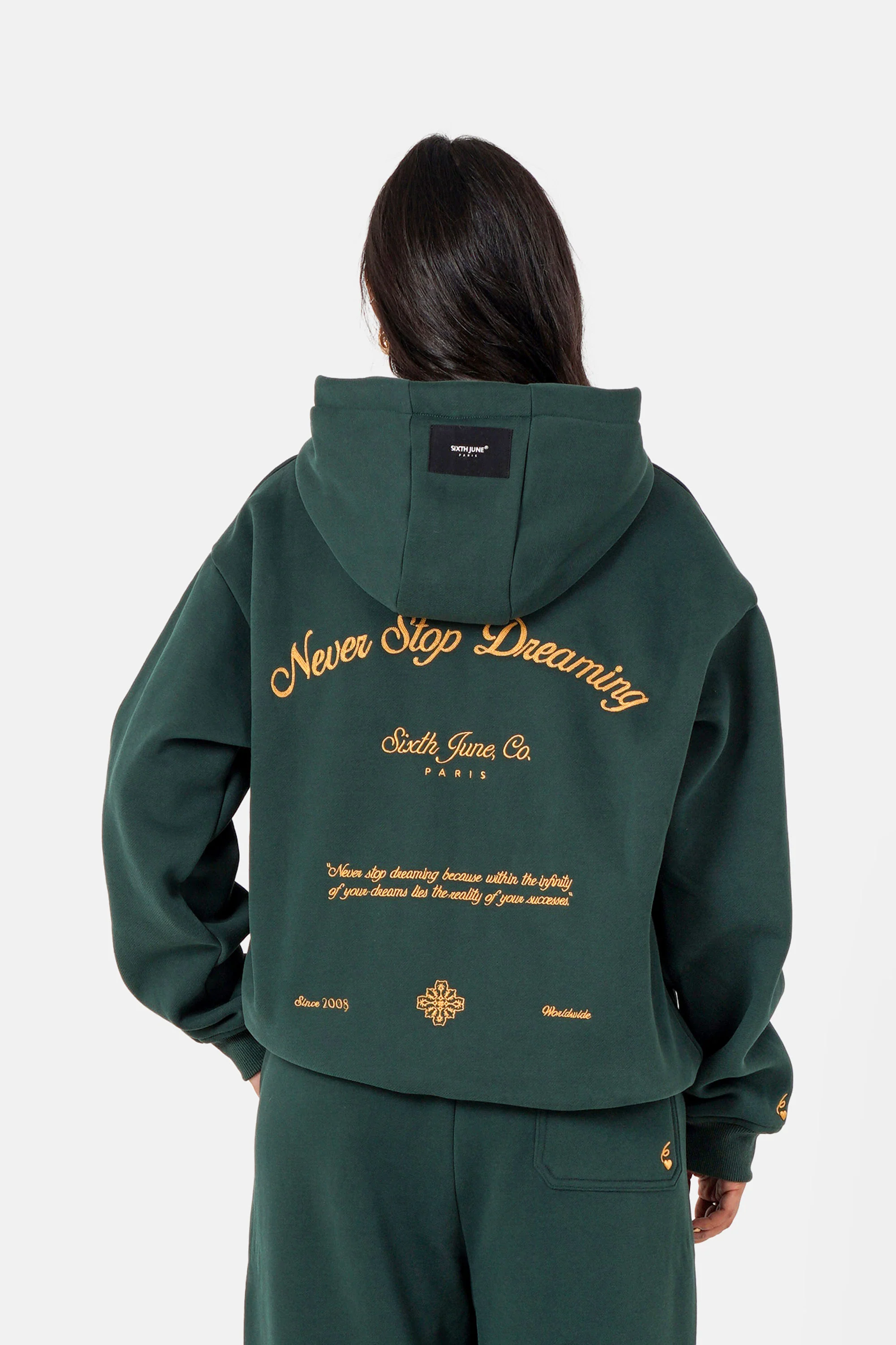 DREAMING printed hoodie