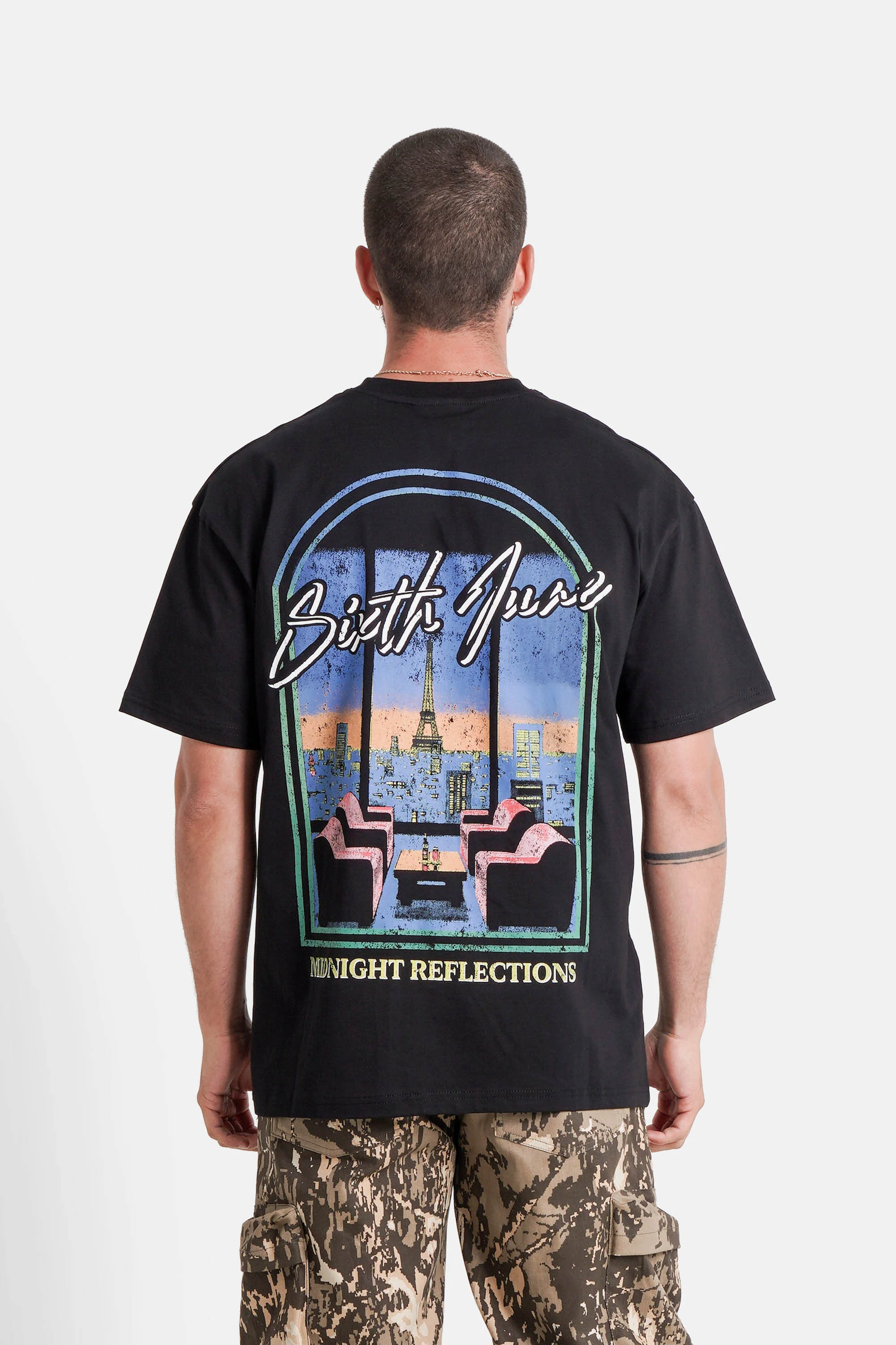 NIGHT printed s/s t-shirt