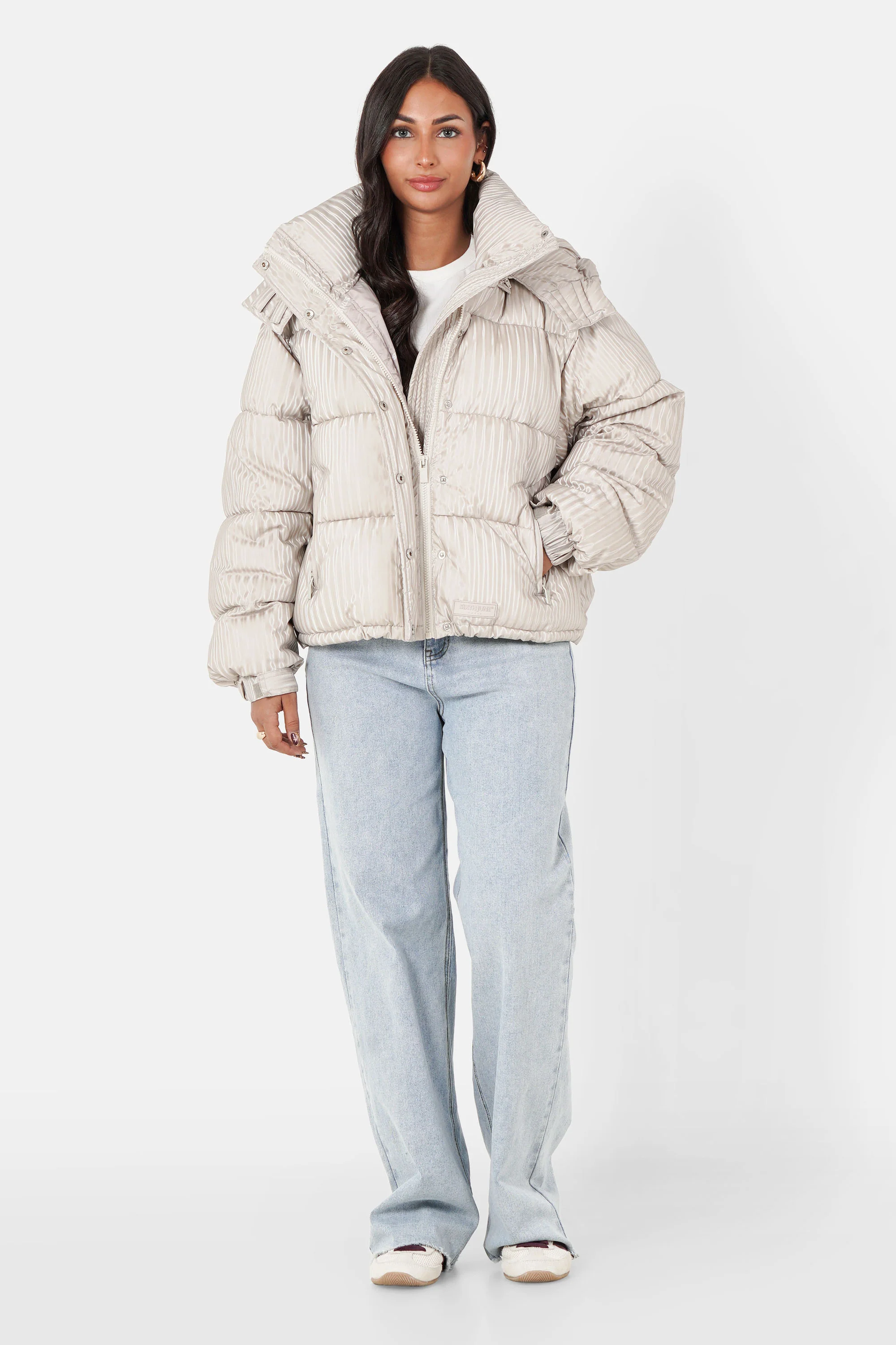 IRIDESCENT oversized puffer jacket - Image 2
